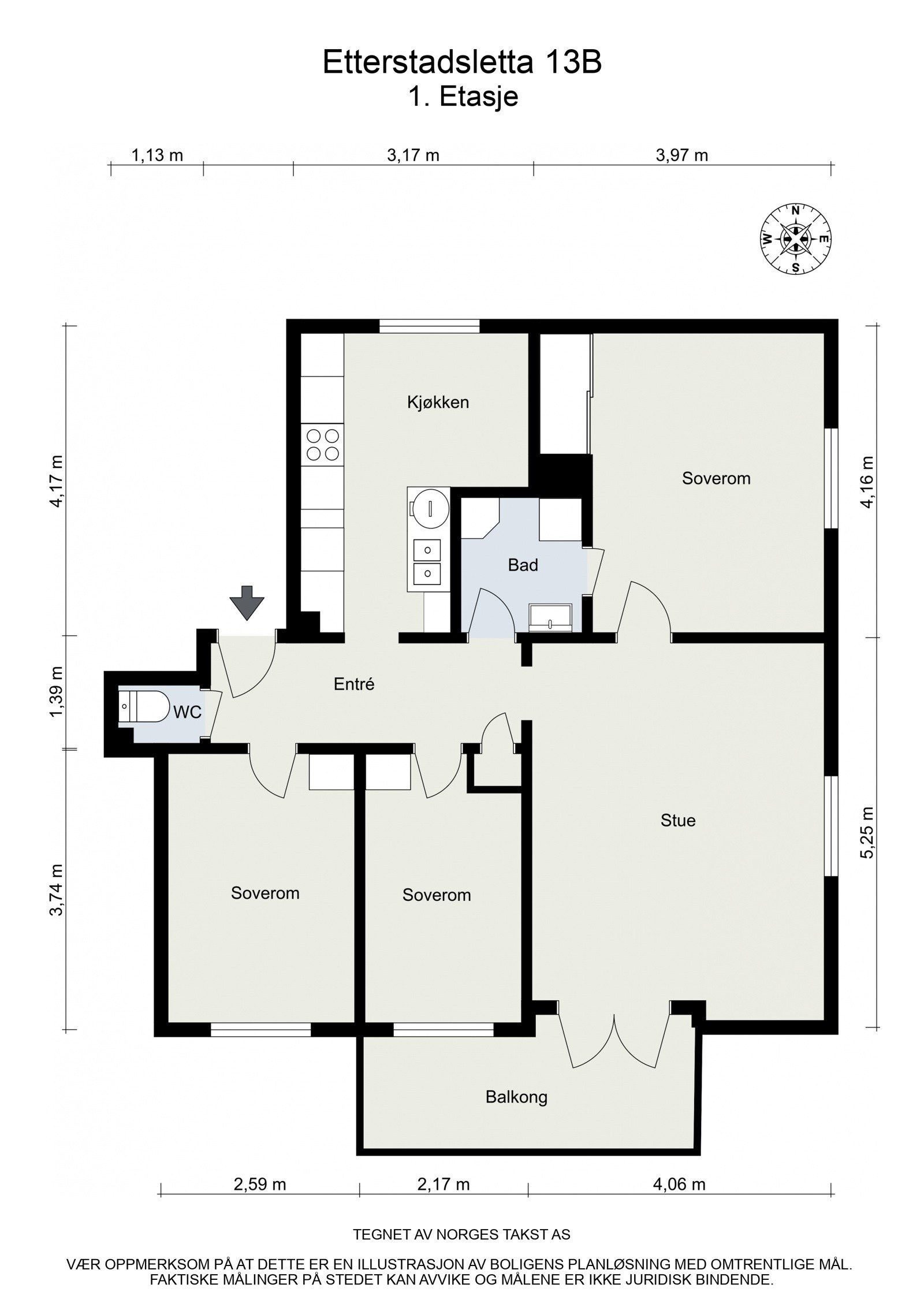 Plantegning - 1. Etasje Galleribilde