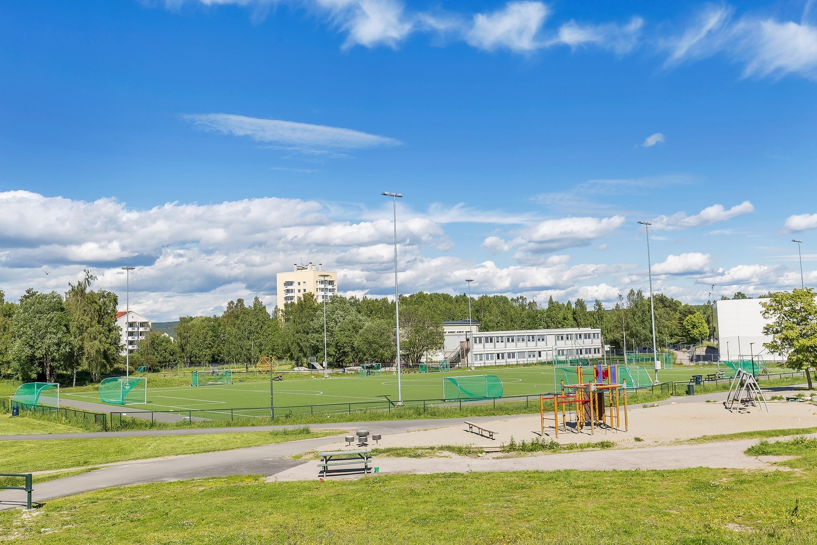 På Lambertseter finner man flere flotte uteområder. Galleribilde