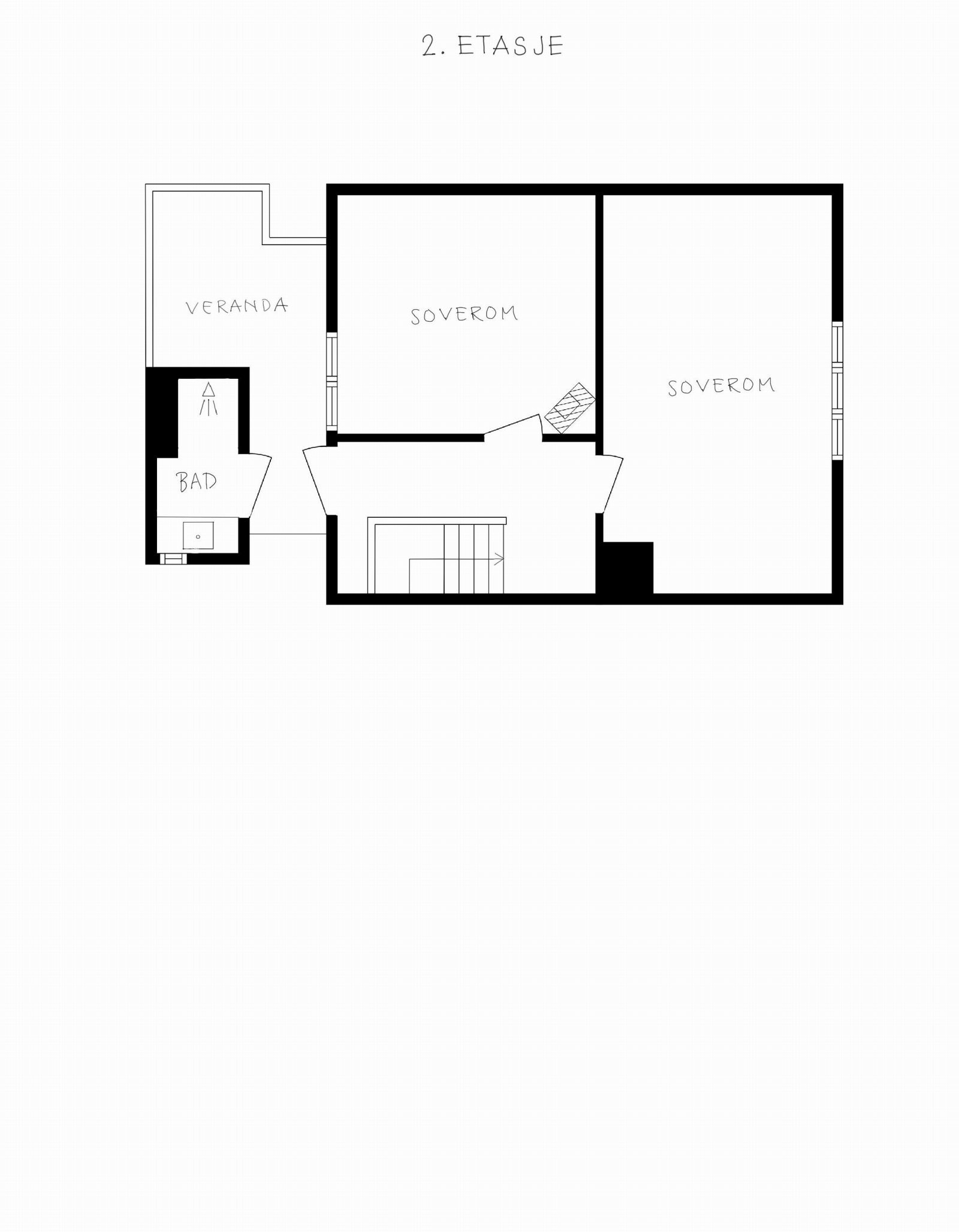 Planskisse _ Askvegen 130 - 2.etasje Galleribilde