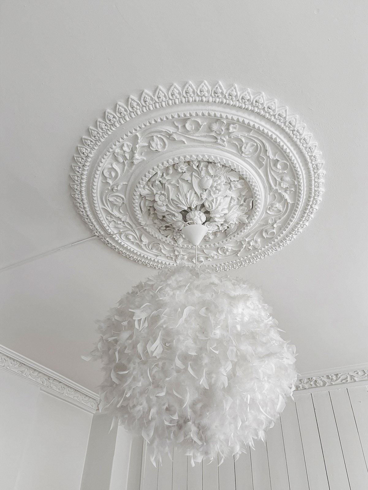 Rosett i stue. Galleribilde