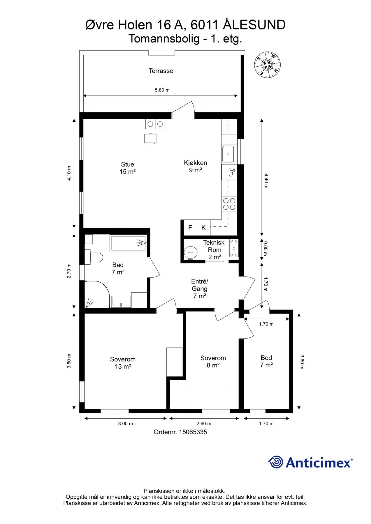 Plantegning. Galleribilde