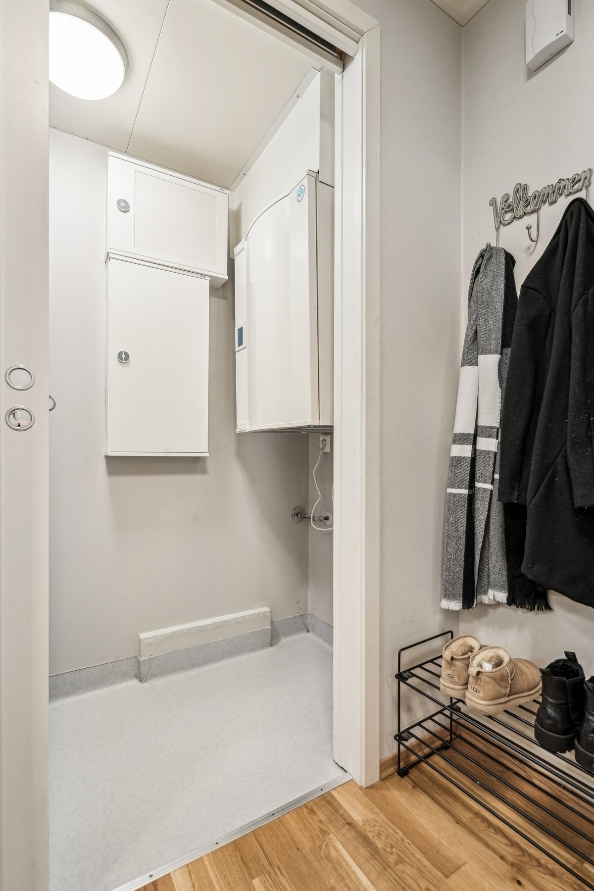 Det tekniske rommet ligger rett ved inngangen. Galleribilde