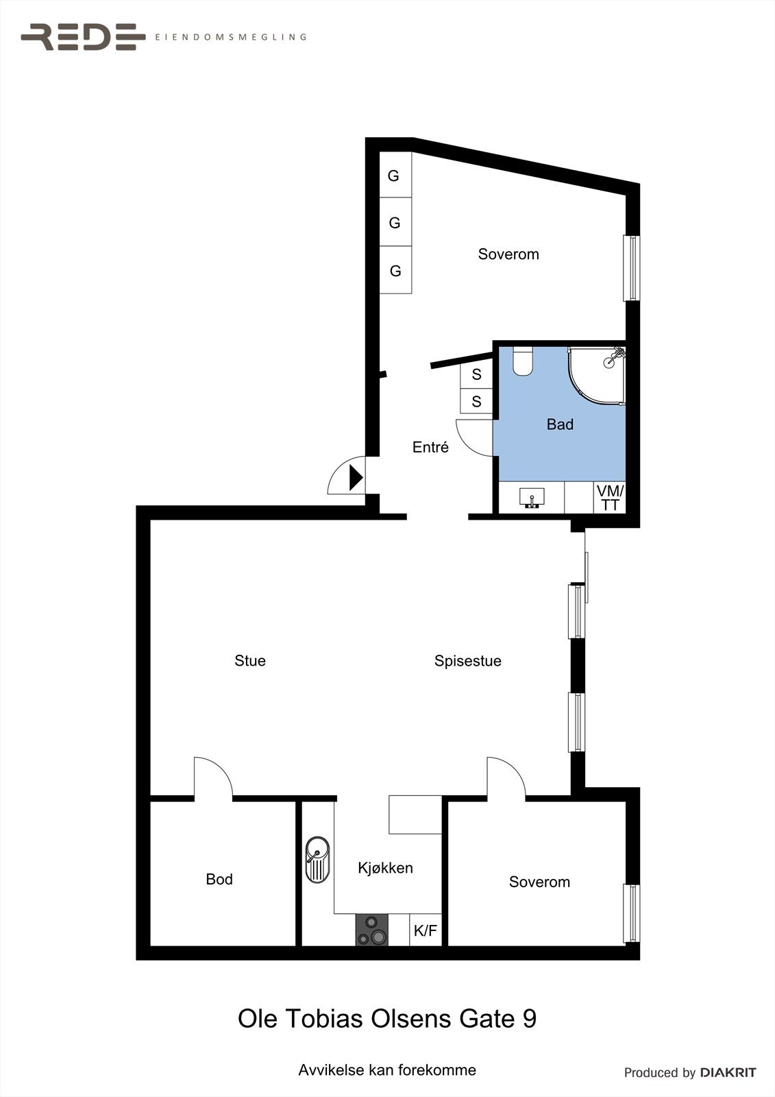 Planskisse Galleribilde