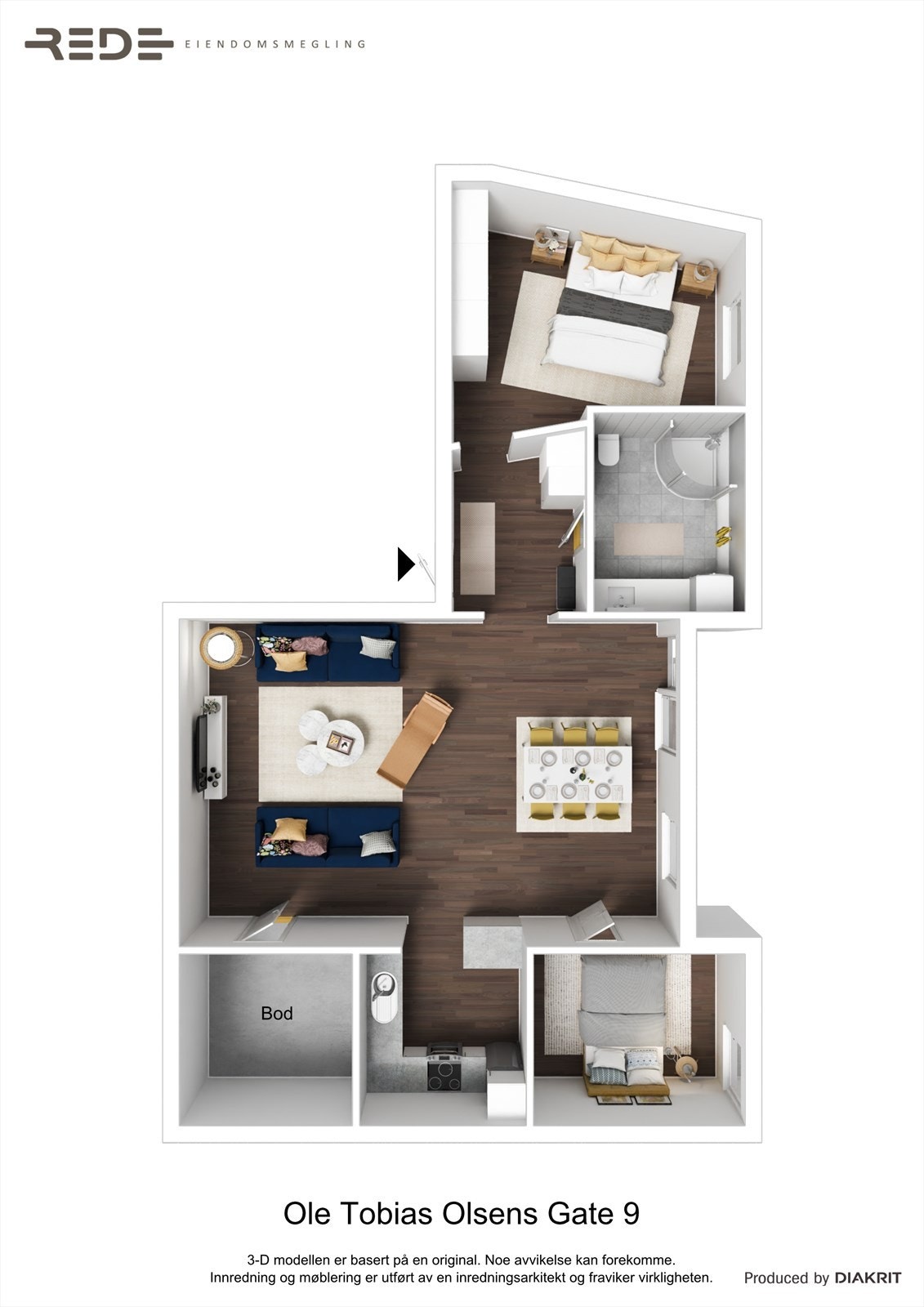 Planskisse Galleribilde