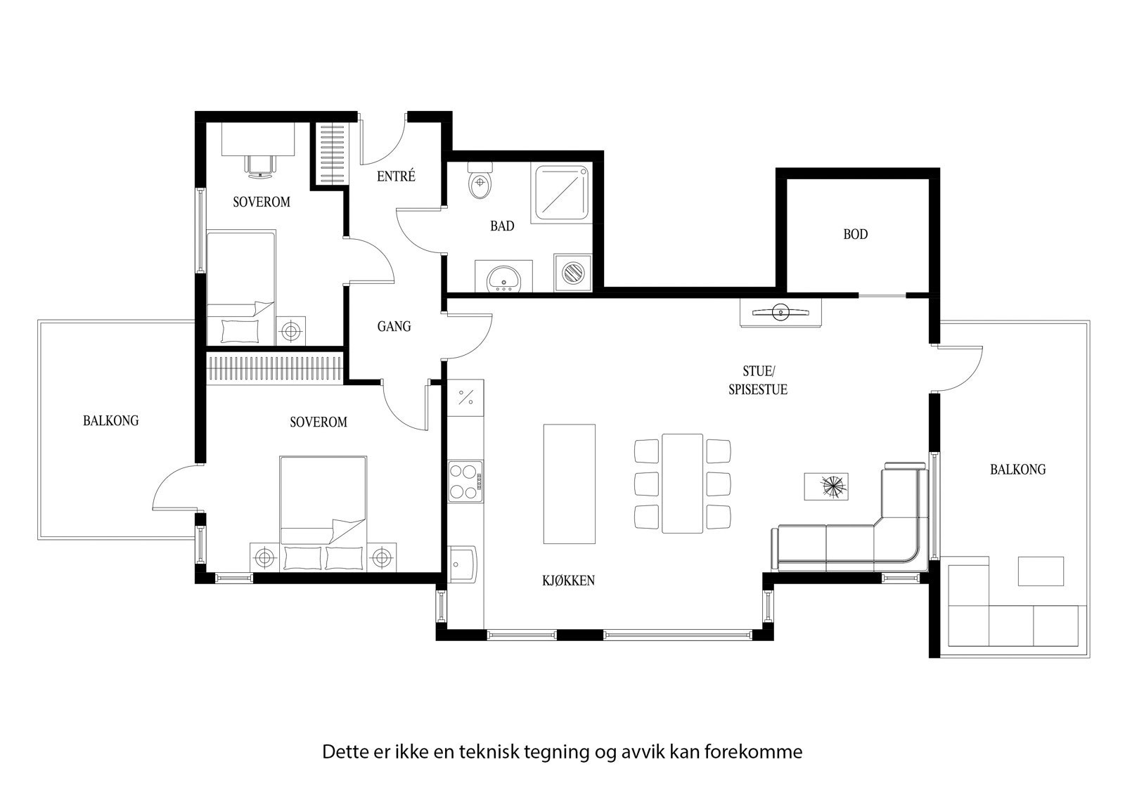 Plantegning Galleribilde