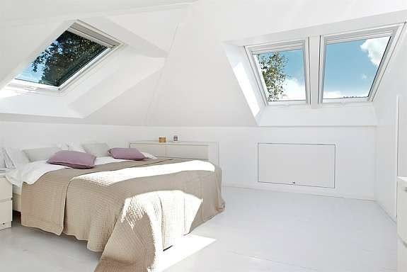 Loftstue, er idag brukt som soverom Galleribilde