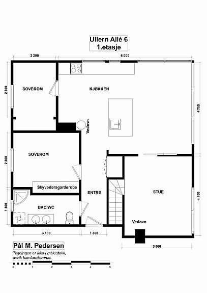 Planskisse 2. etg. Galleribilde
