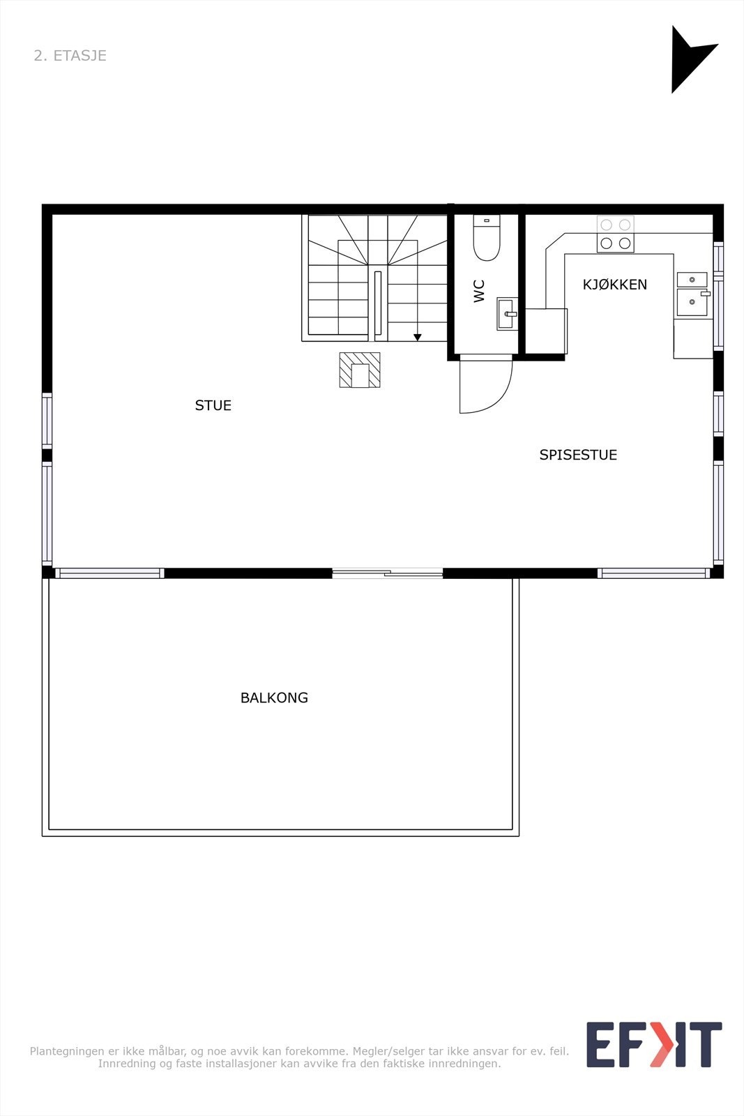 Vi ta turen opp i 2. etasje. Galleribilde