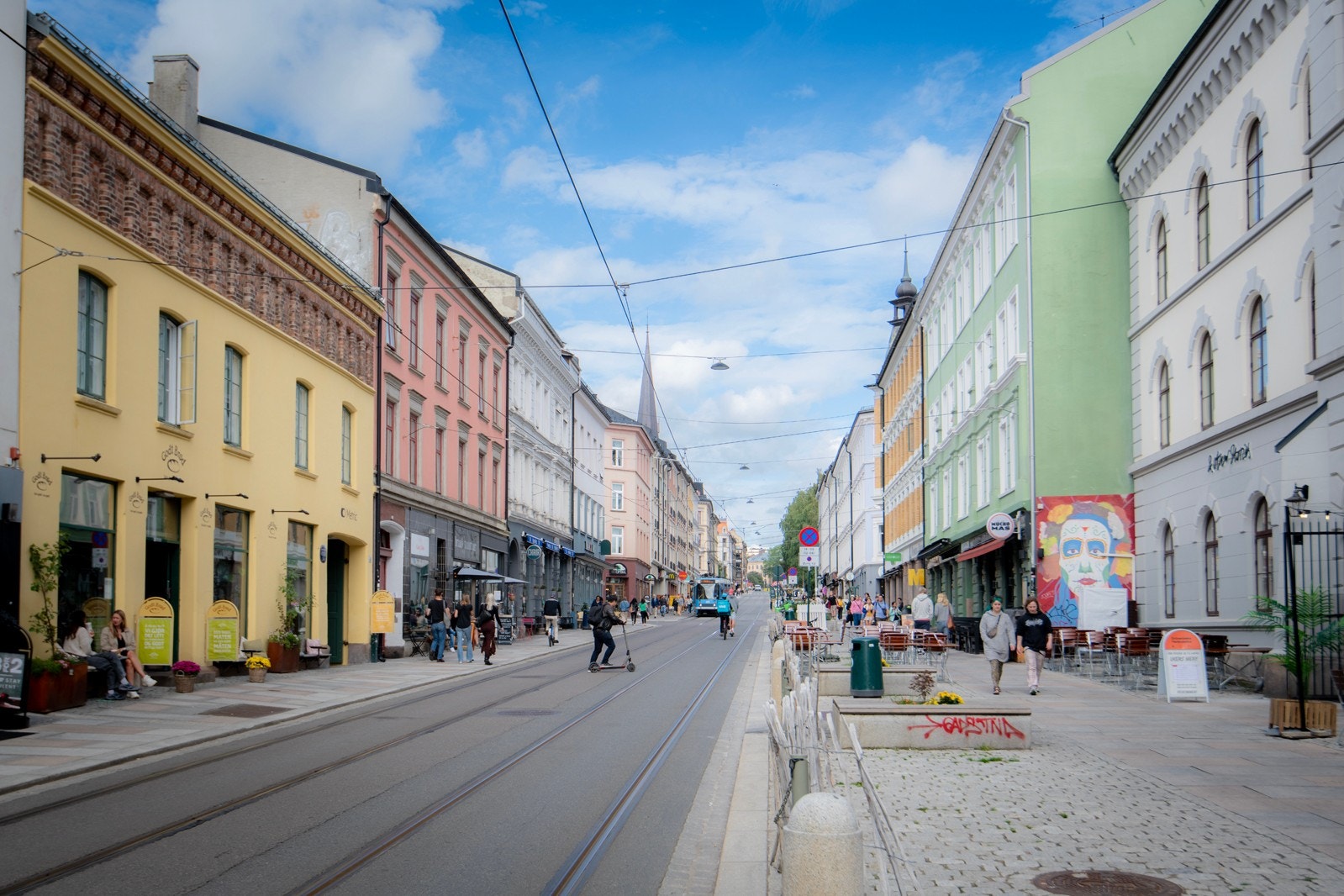 T.Meyers gate byr på flere butikker og kafeer. Galleribilde
