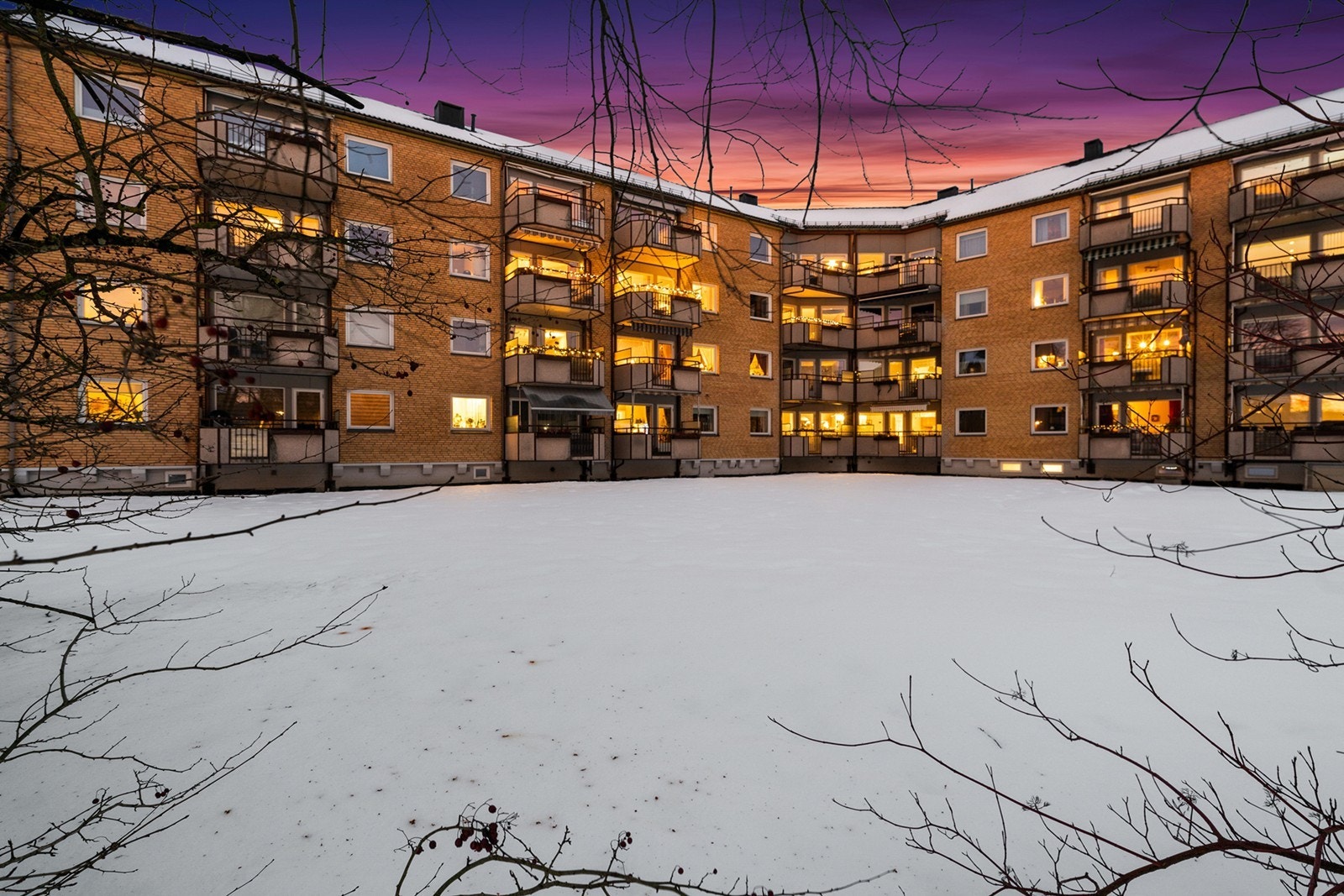 Leilighetens fasade. Galleribilde