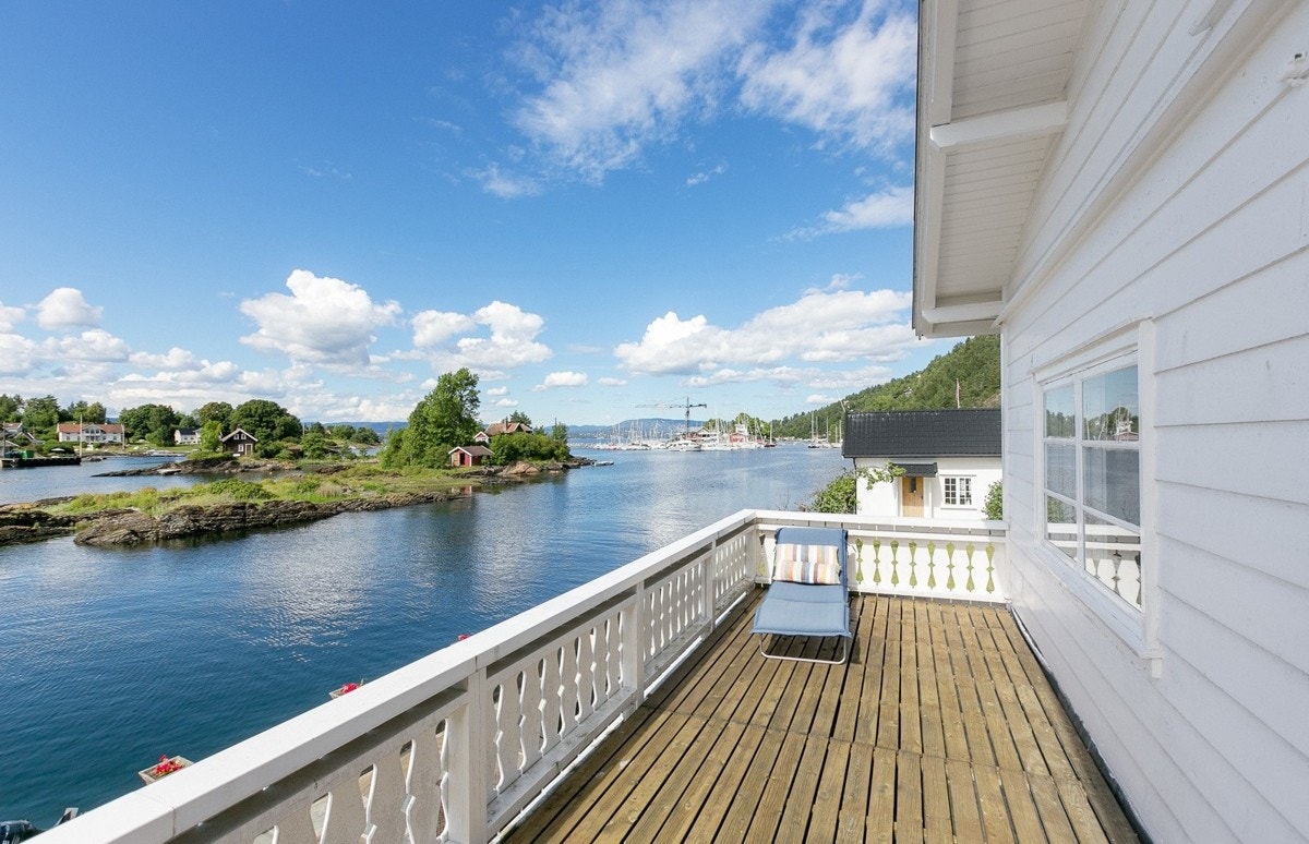 Utsikt fra hovedsoverommet. Galleribilde