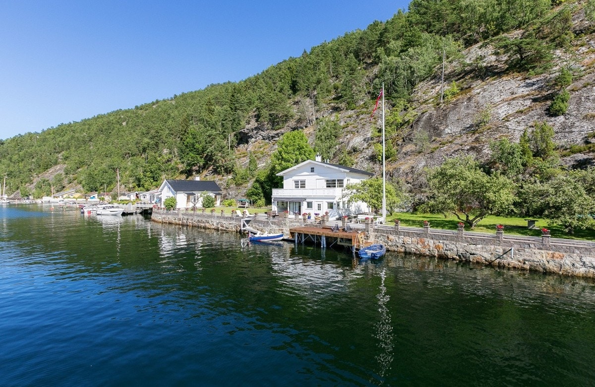 Sommerbilde fra eiendommen. Galleribilde