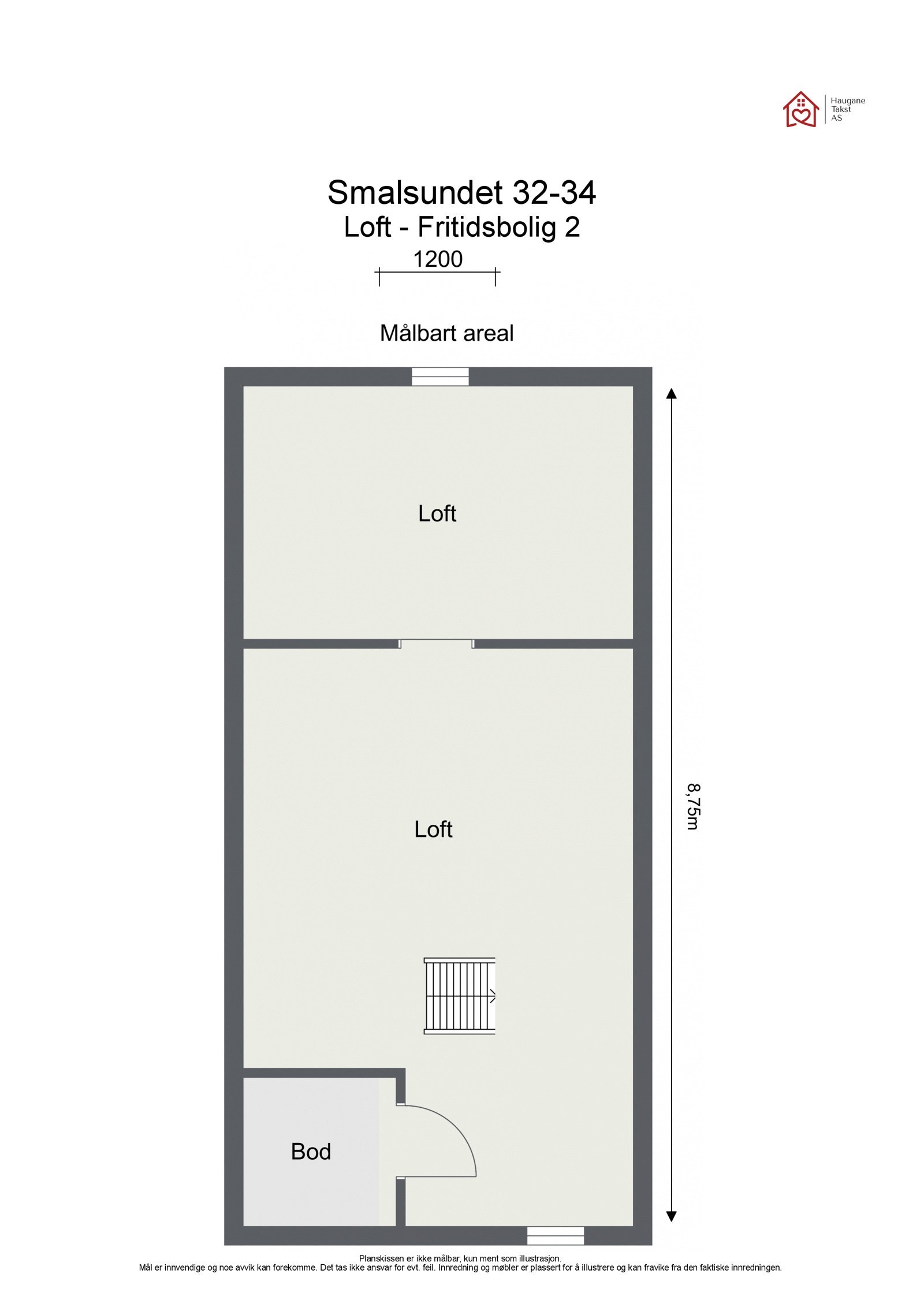 Loftsetasje i annekset Galleribilde