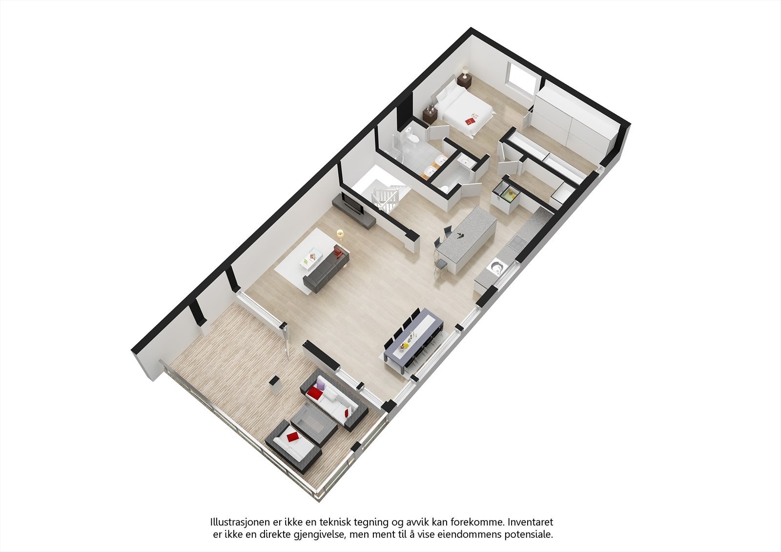 Plantegning 2.etasje Galleribilde