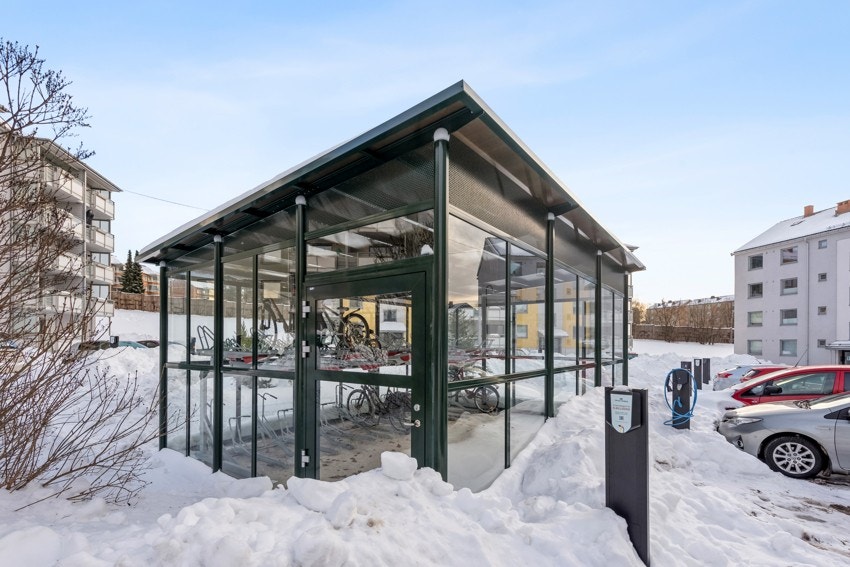 Sykkelhus. Galleribilde