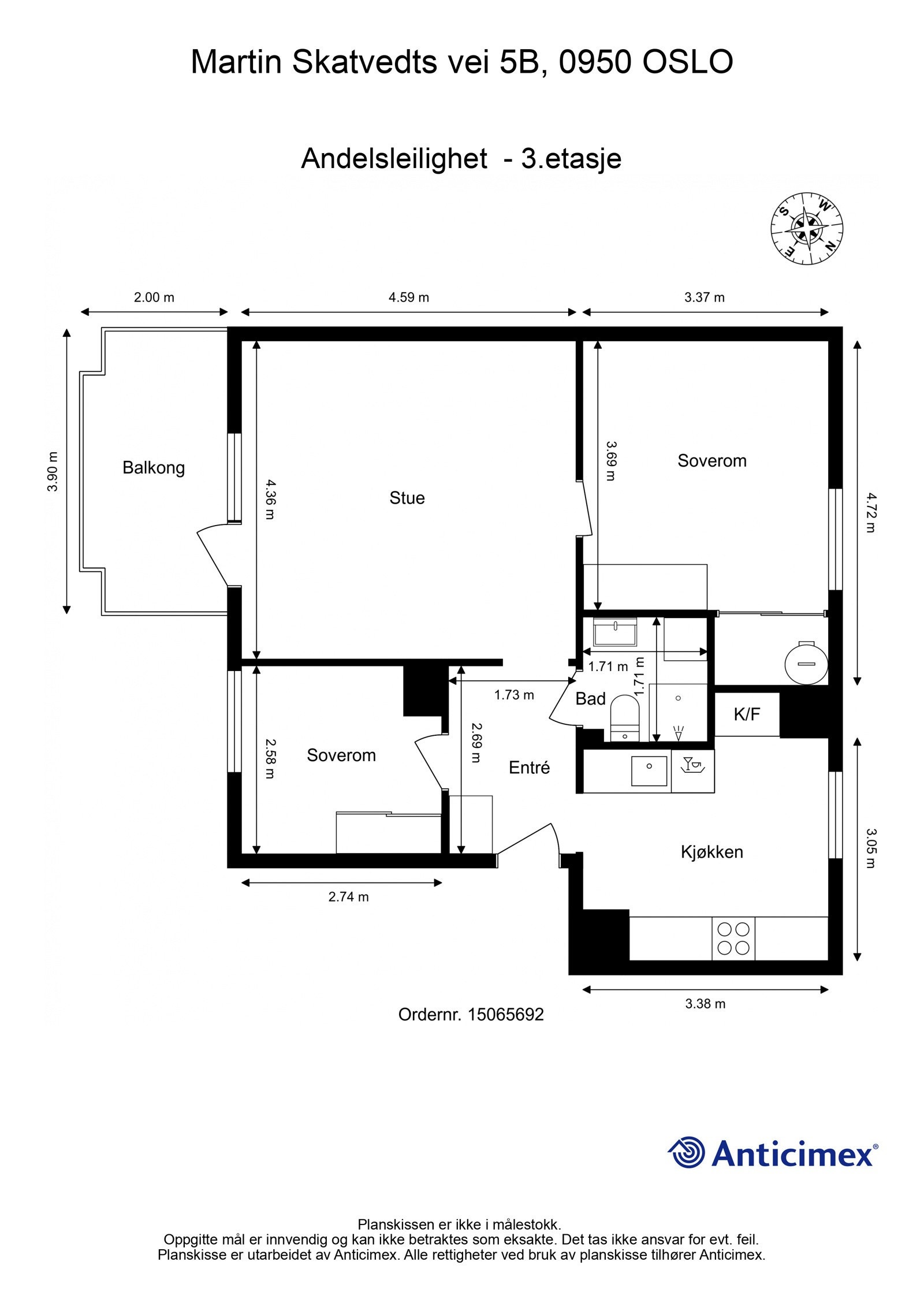 Praktisk planløsning. Galleribilde