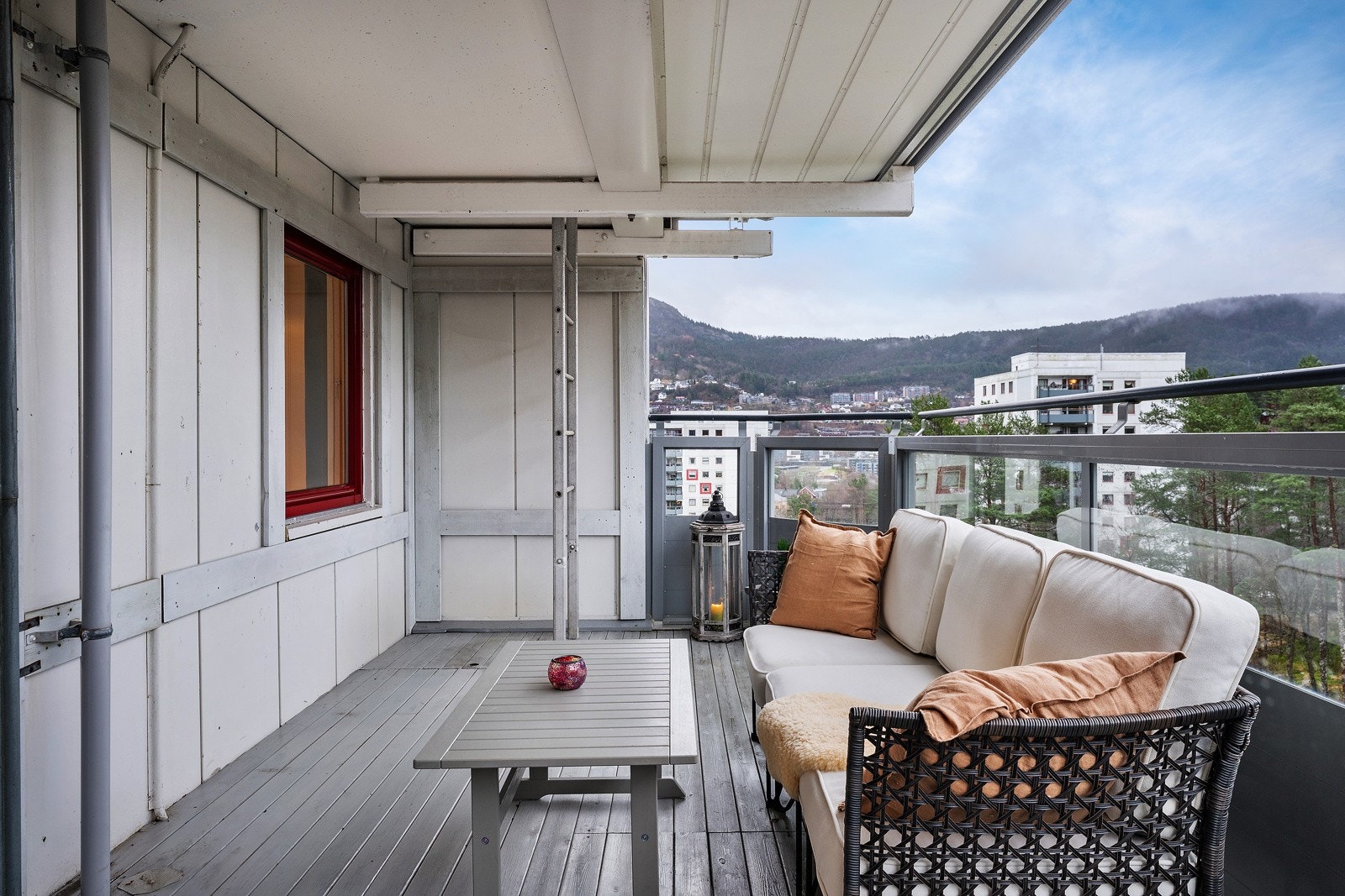 - Gode solforhold på balkongen - Galleribilde