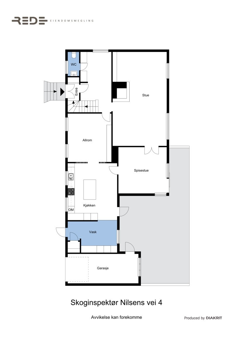 Planskisse 1.etasje Galleribilde