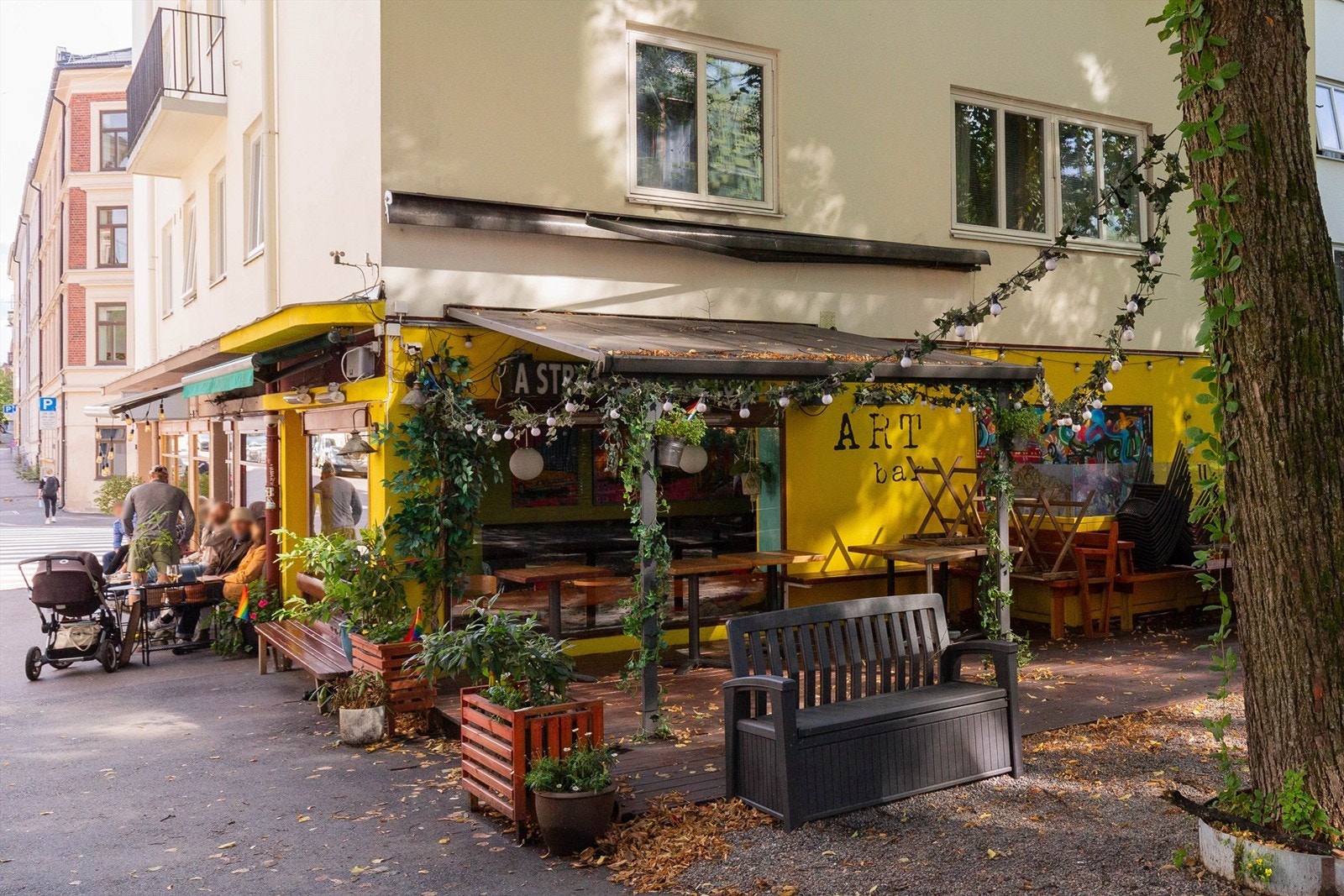 Her bor du i en ettertraktet og spennende bydel med butikker, restauranter, fine parker og grøntarealer like i nærheten Galleribilde