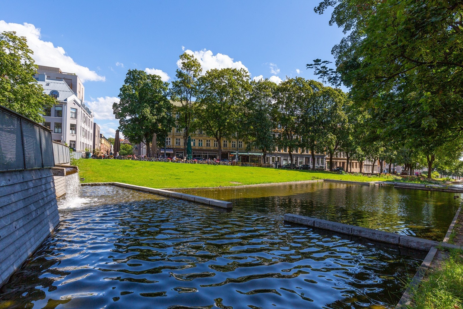 Alexander Kiellands plass og St. Hanshaugen er en populær plass gjennom hele året. Galleribilde