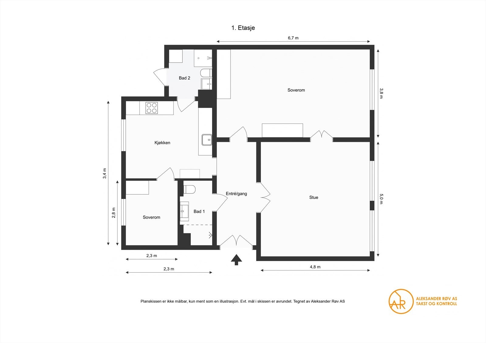 Plantegning Galleribilde