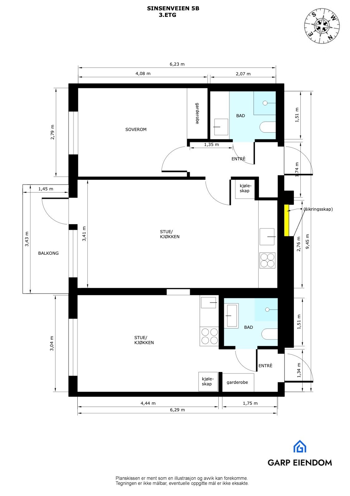 Plantegning. Galleribilde