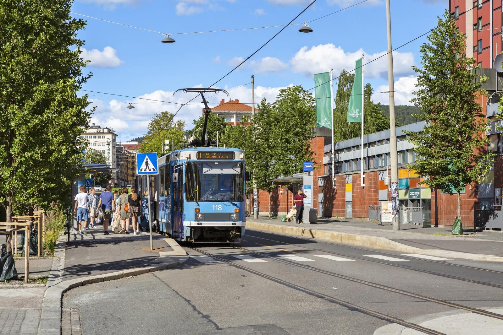 Kort vei til trikken med hyppige avganger Galleribilde