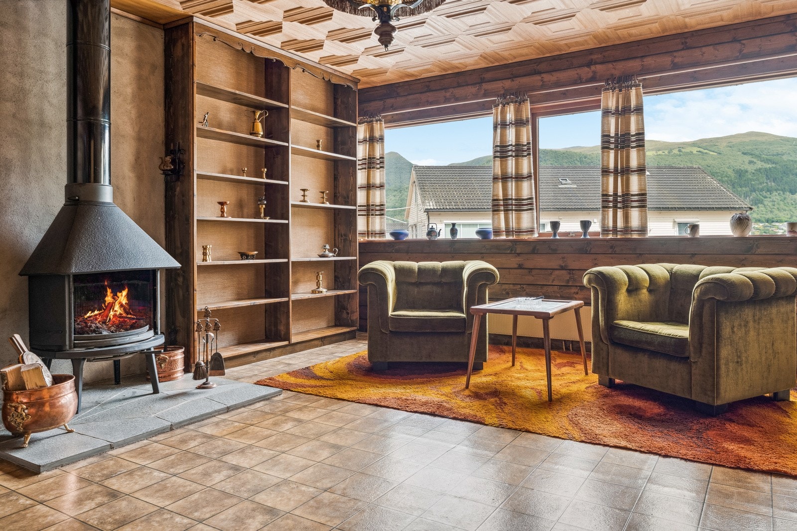 Ei stileg retrostove Galleribilde