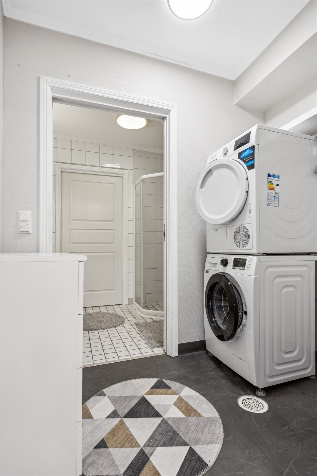 Leiligheten har separat vaskerom Galleribilde