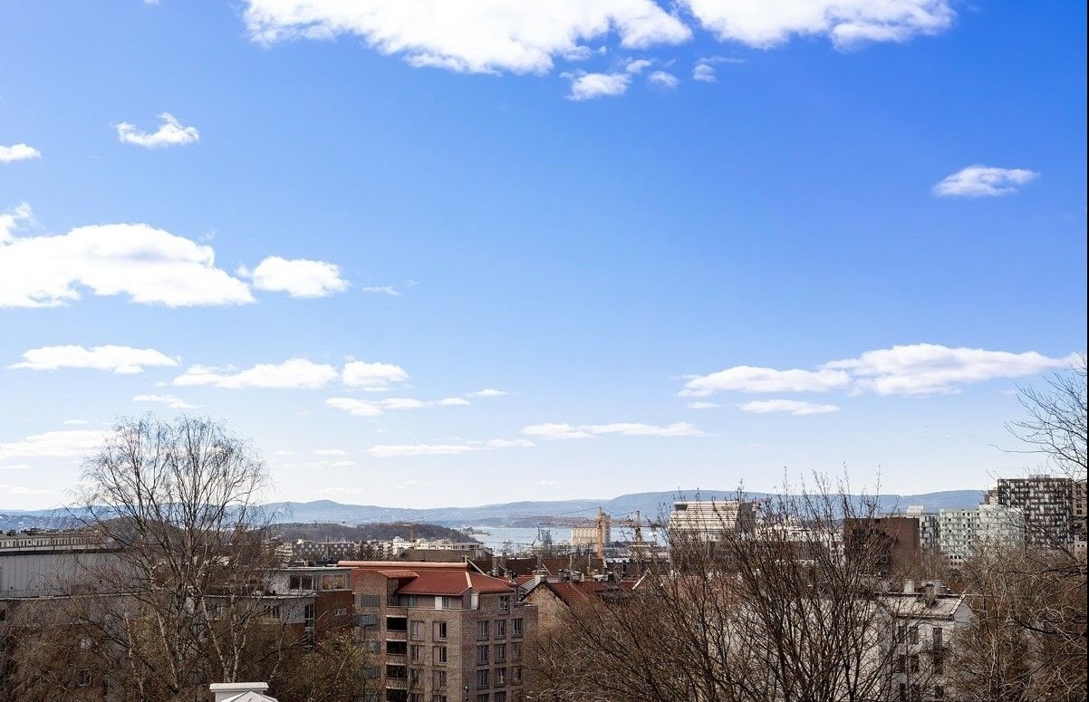 Nydelig utsikt over Oslo, fjord og fjell. Galleribilde