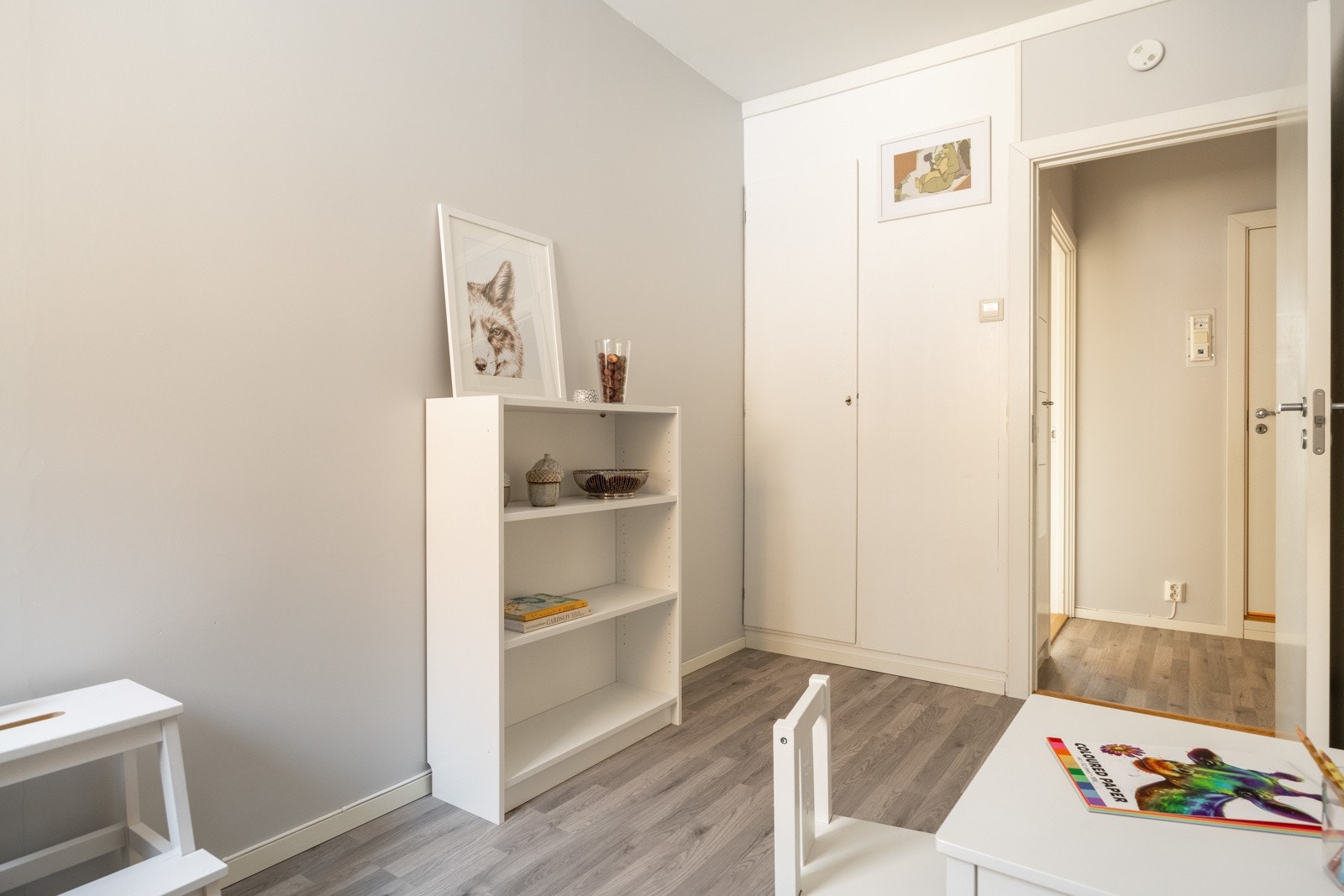 Dette rommet har innebygd garderobeskap. Galleribilde