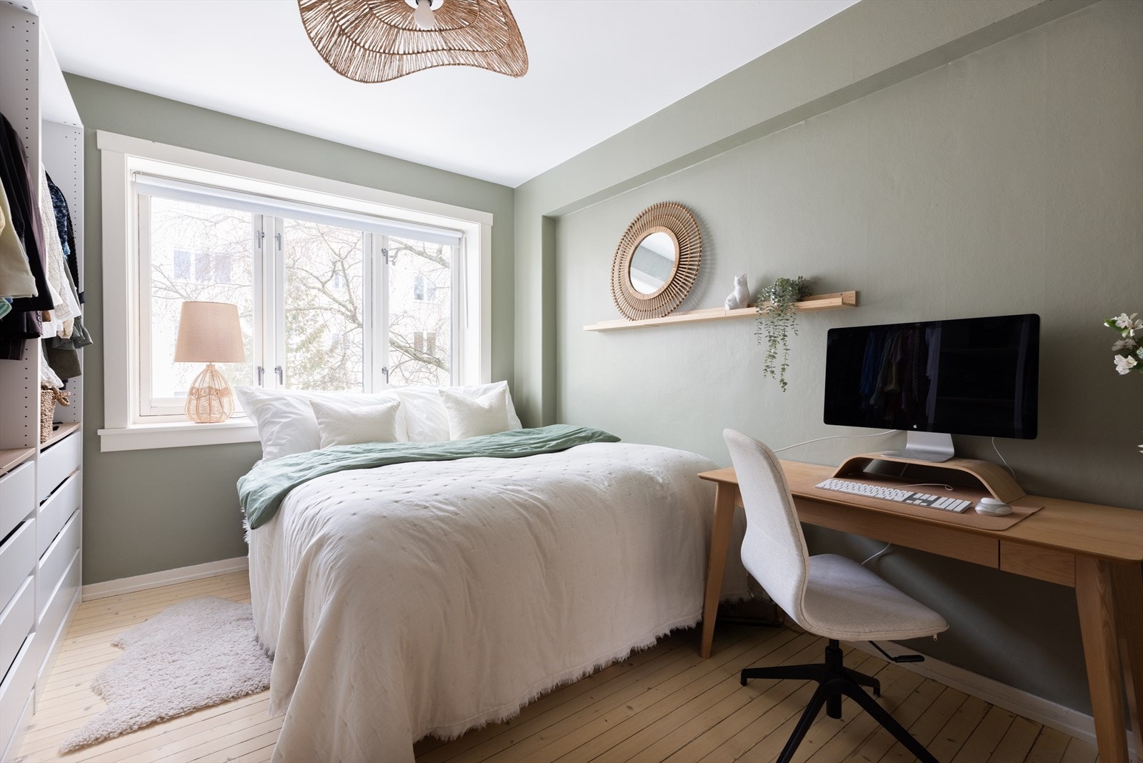 Leiligheten inneholder to gode soverom. Galleribilde