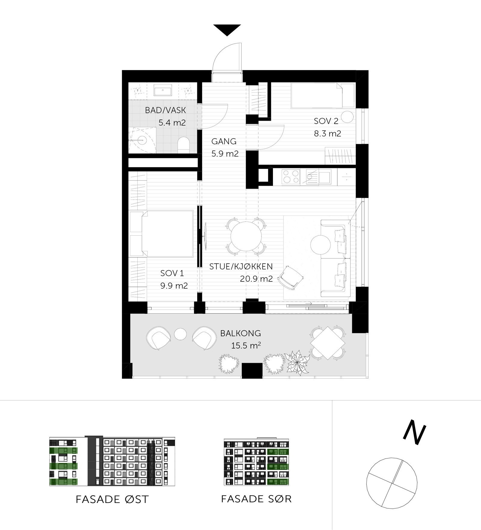 Plantegning - J501 Galleribilde