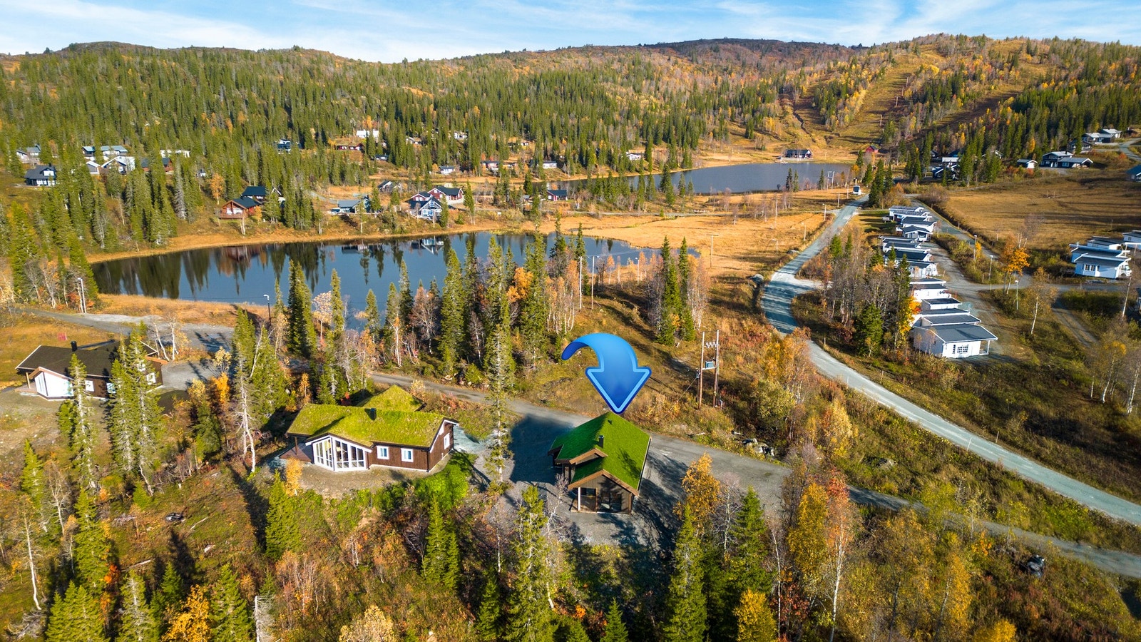 Fritidsbolig med unik beliggenhet i et veletablert hytteområde på Børgefjellsenteret Galleribilde