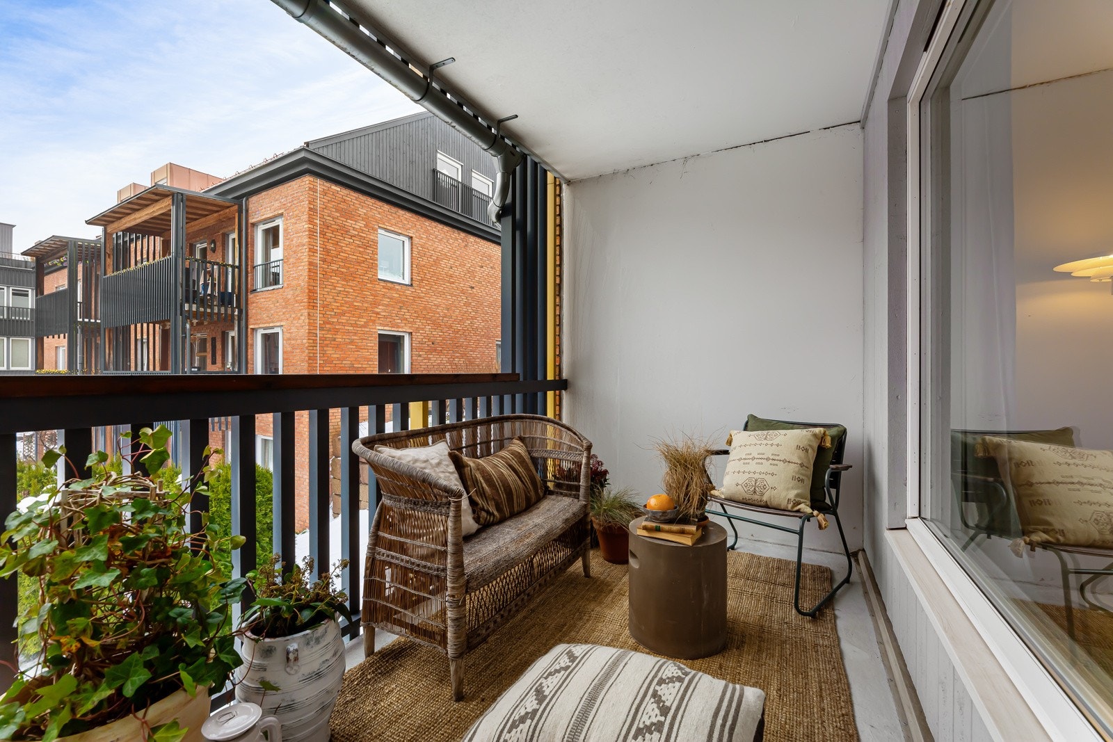 Iht. sameiets vedtekter er det tillatt med gass- og elektrisk grill. Galleribilde