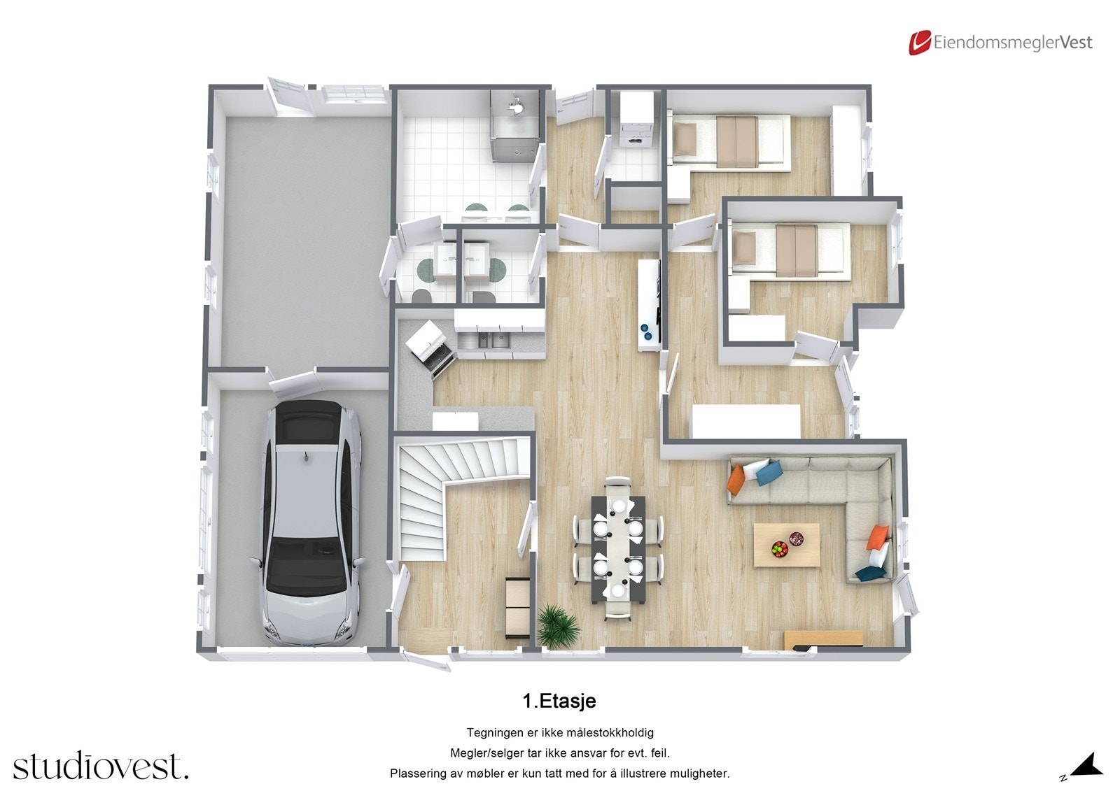 Planskisse Galleribilde