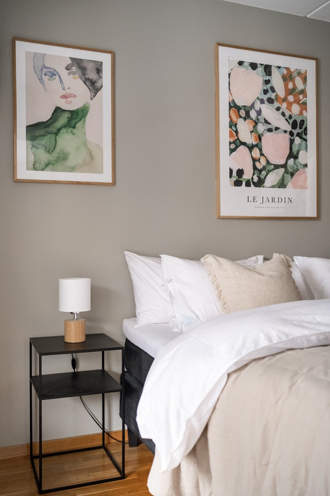 Detaljbilde soverom. Galleribilde