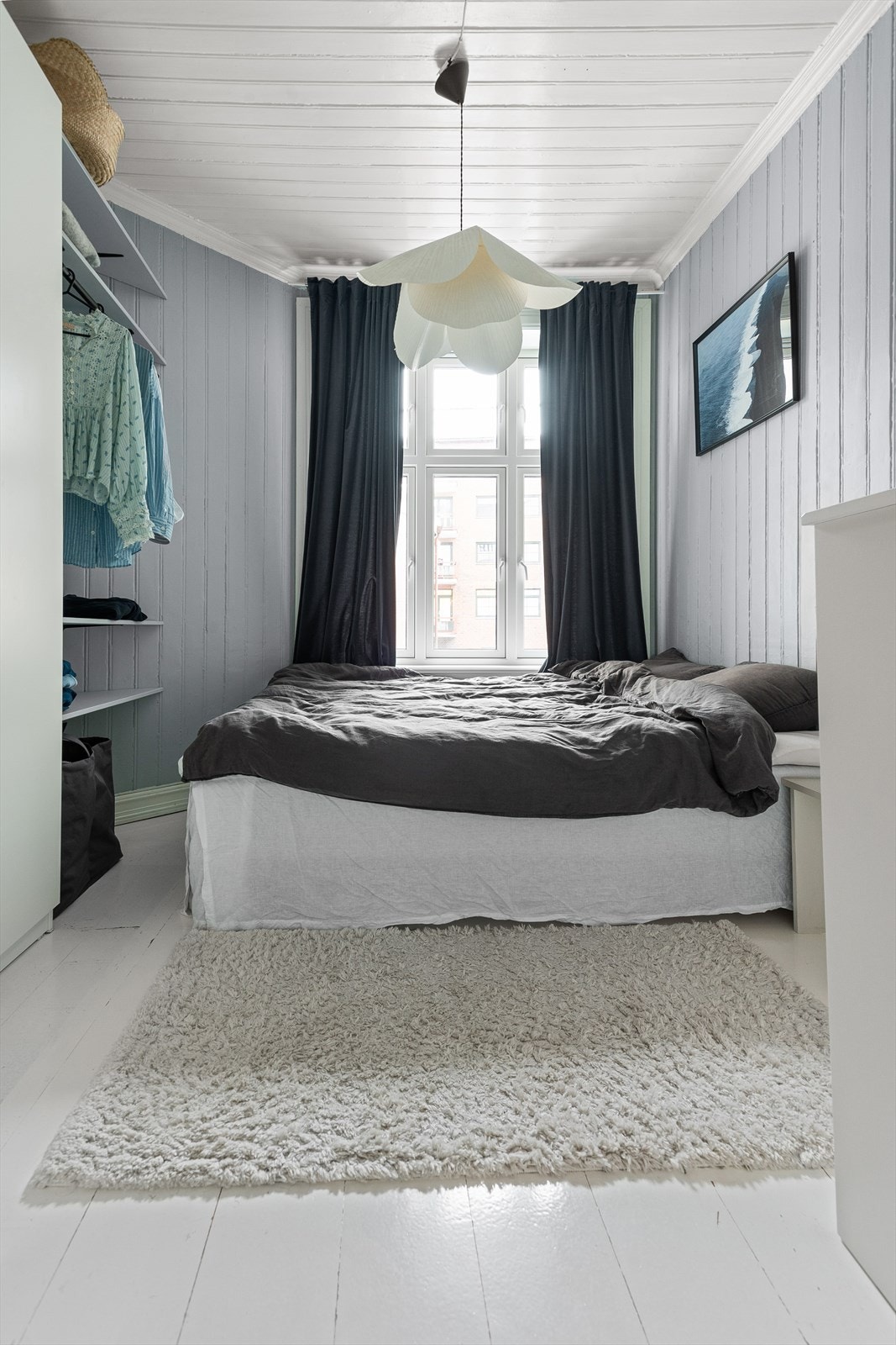 Soverommet er malt i behagelige farger. Galleribilde