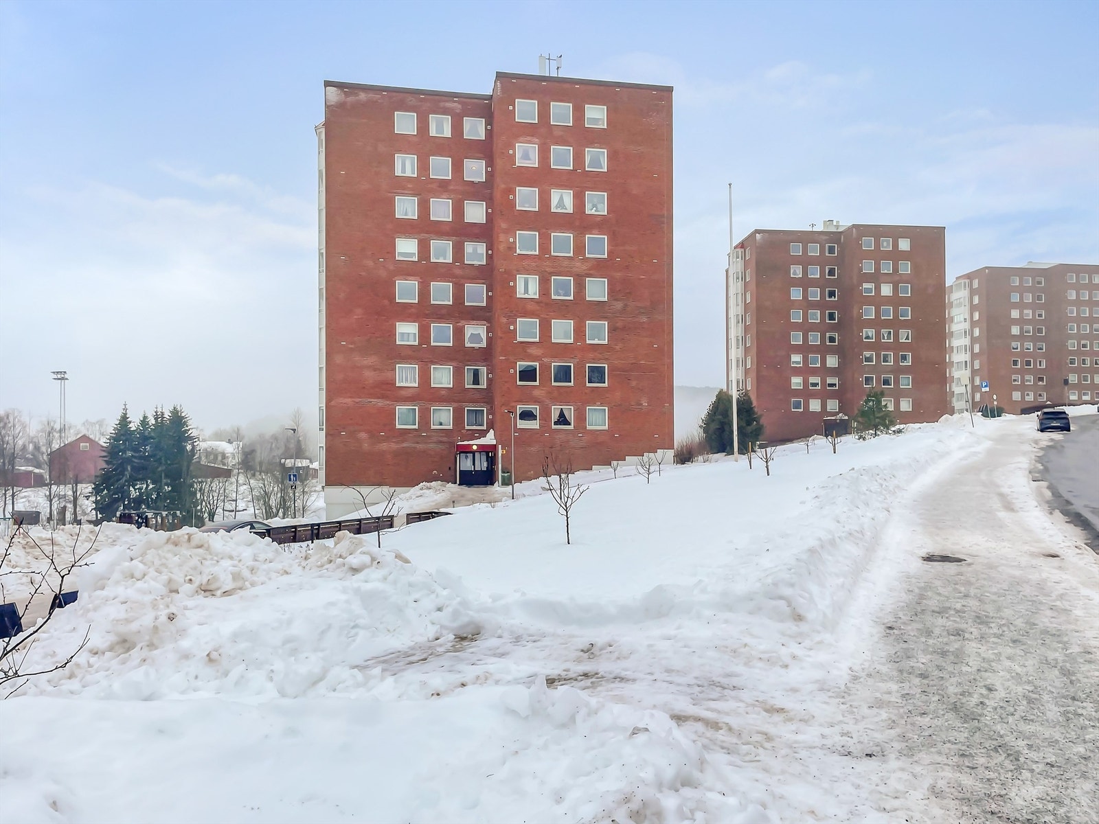 Byggets fasade. Galleribilde