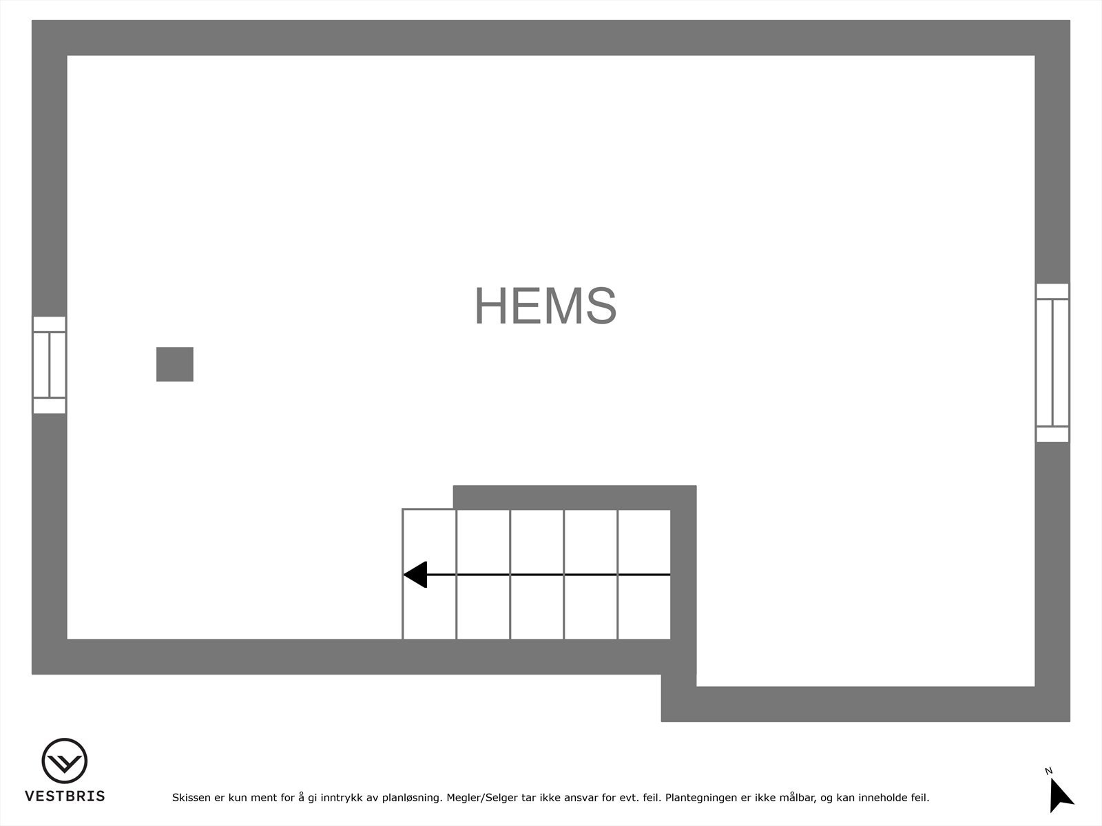 Planskisse hems Galleribilde