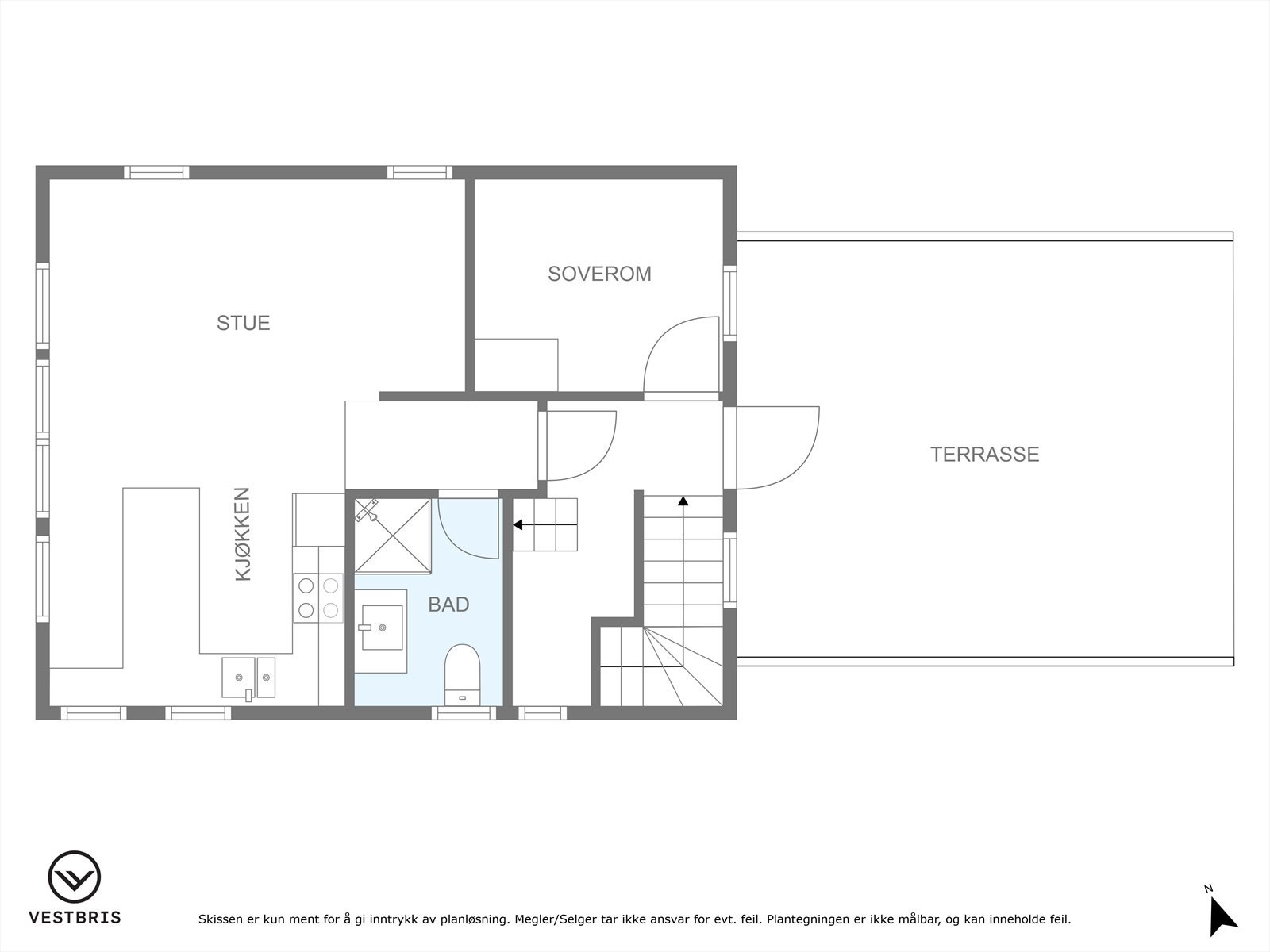 Planskisse 2.etasje Galleribilde