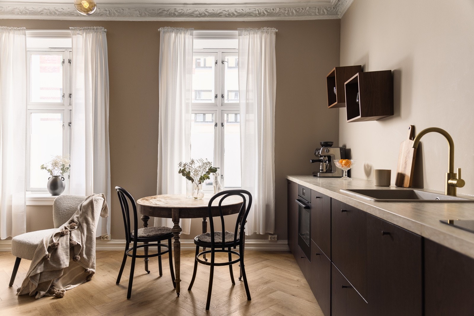 Kjøkkenet er da også helt nytt i 2024. Galleribilde