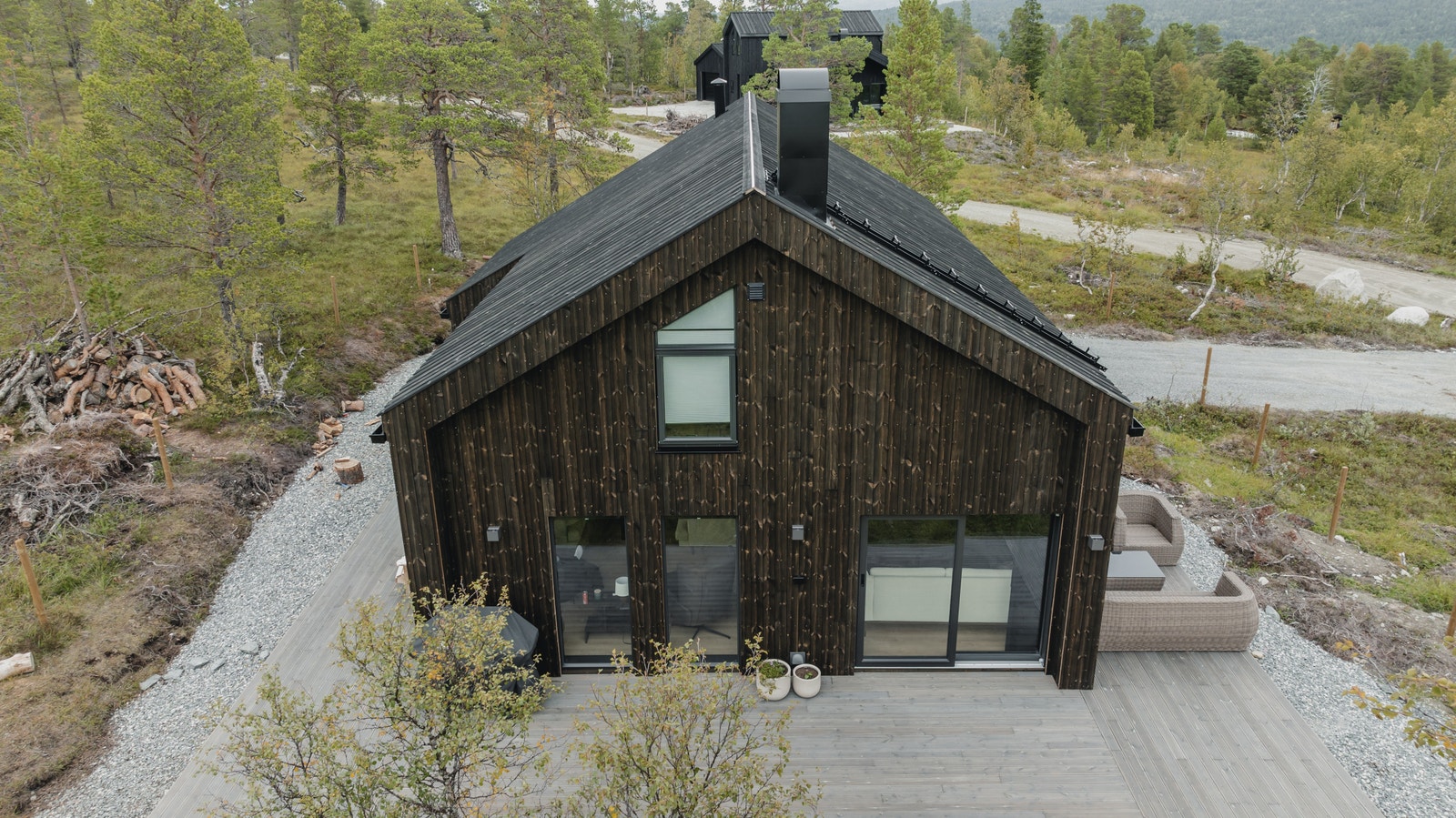 Eksempelbilde av prosjektert hyttemodell Skogly Galleribilde