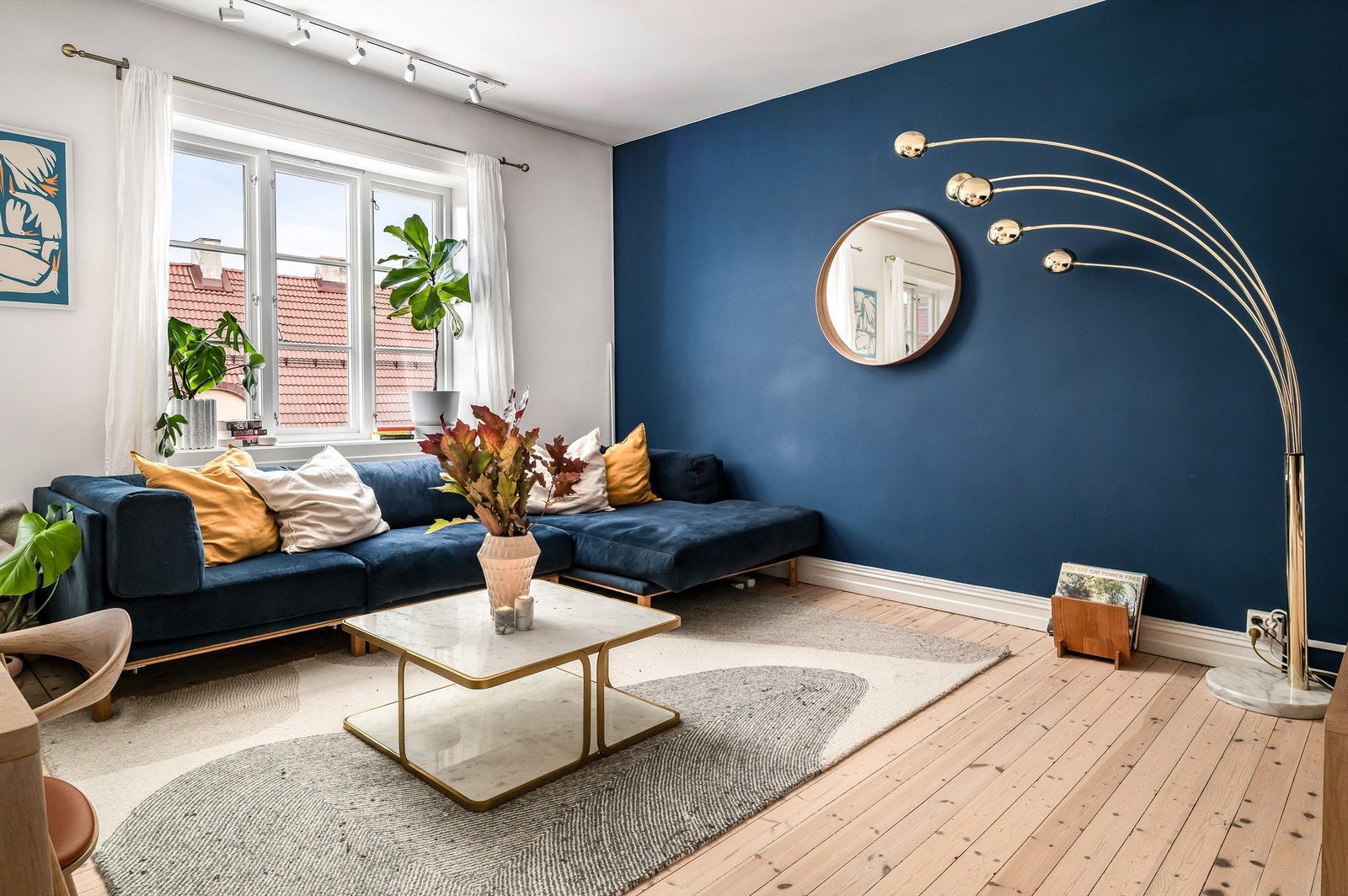 Originale tregulv i stuen. Galleribilde