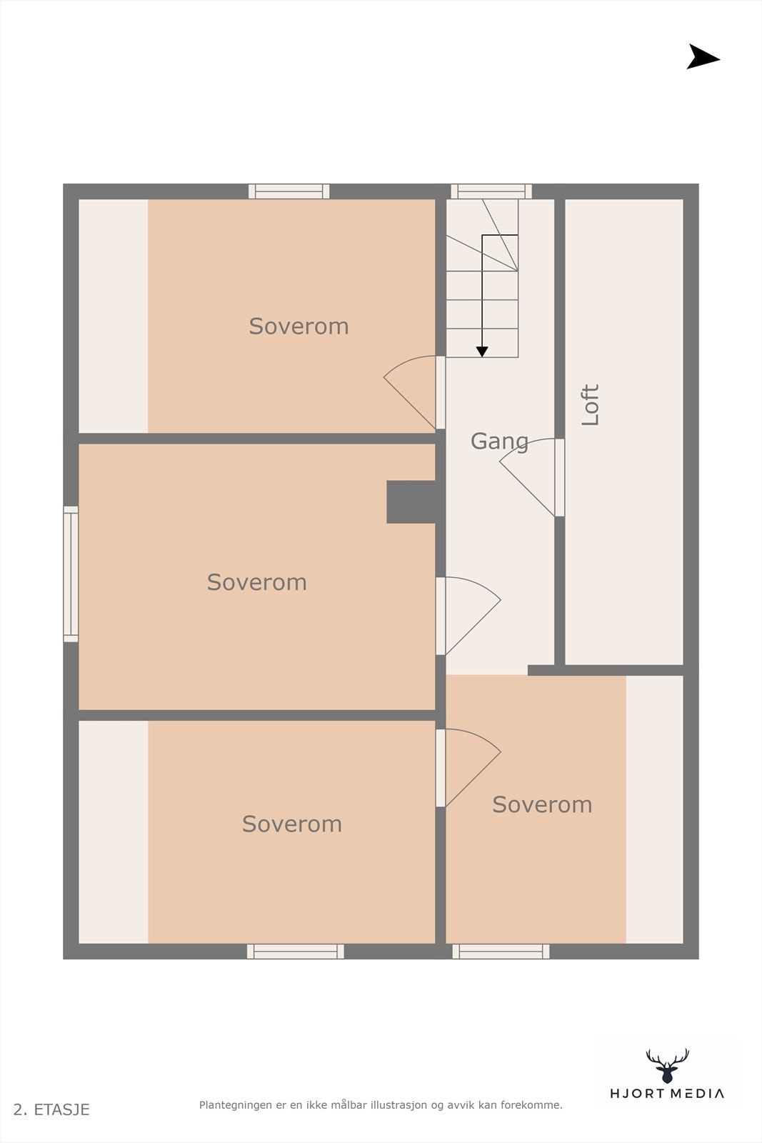 Plantegning Galleribilde