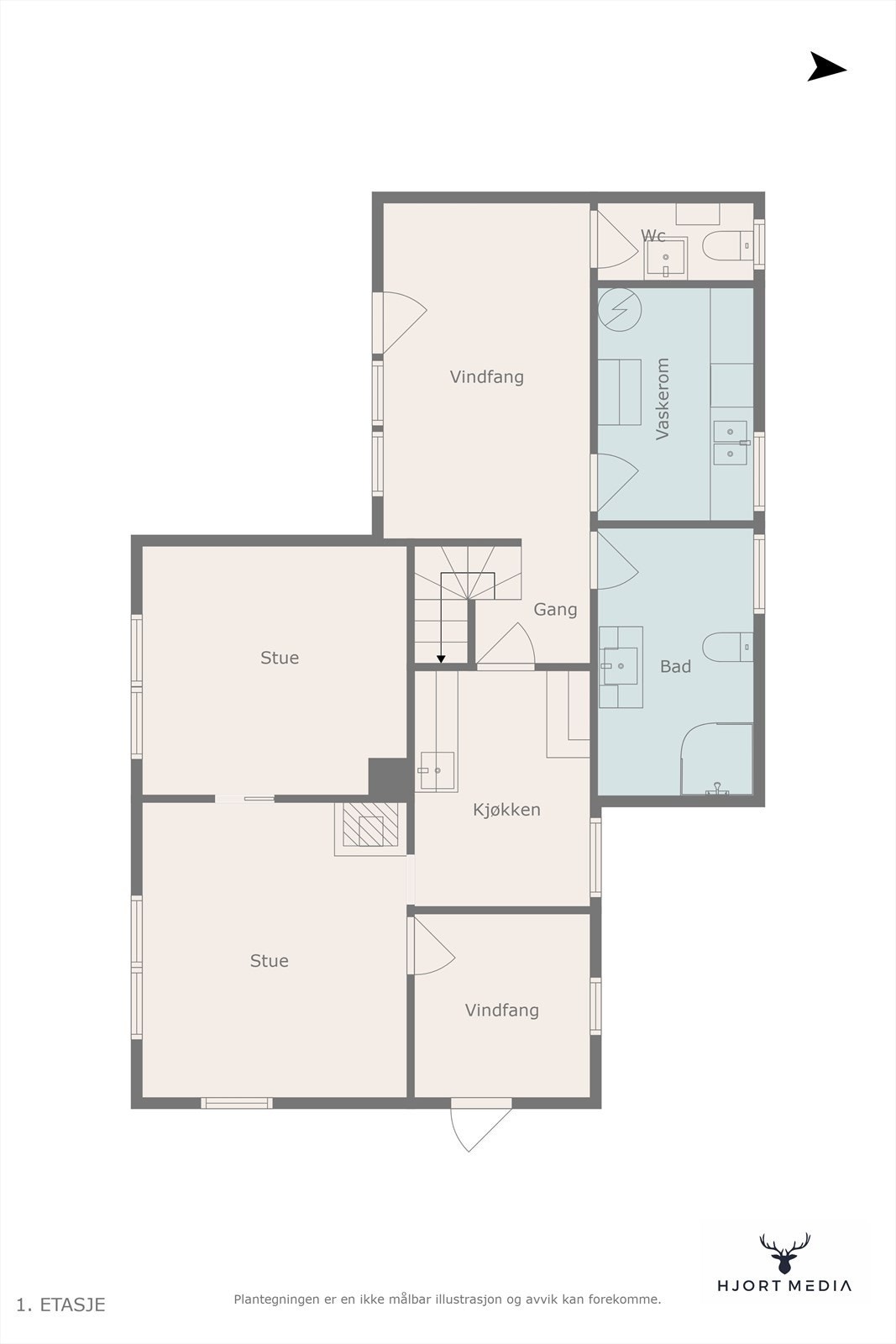 Plantegning Galleribilde