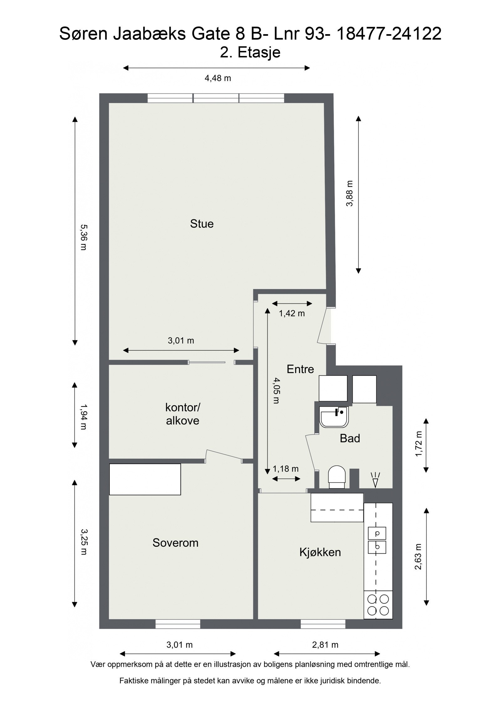 - Plantegning - Galleribilde