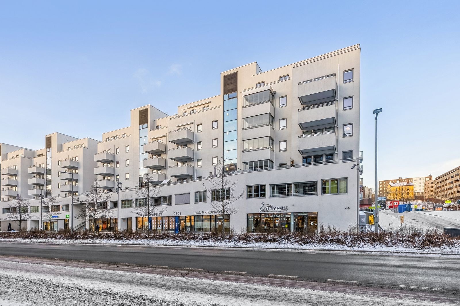 Fasade, leiligheten ligger i 5.etasje Galleribilde