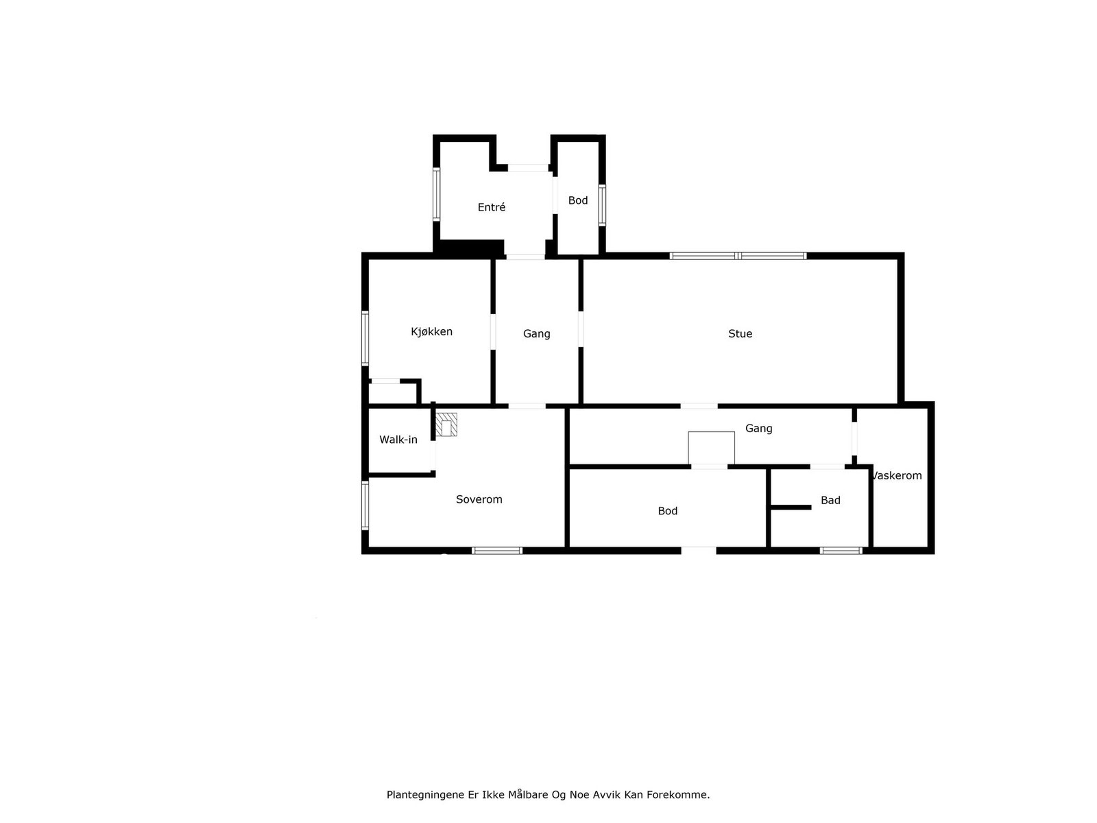 Plantegning - Underetasje Galleribilde