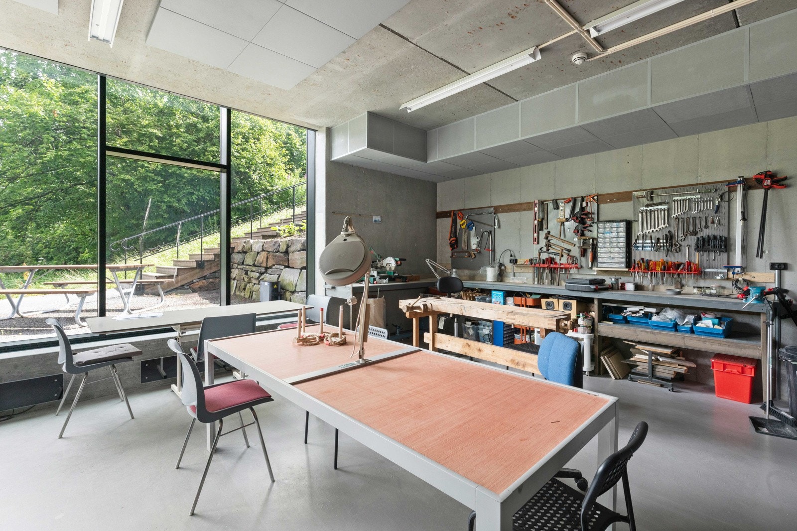 Sameiet har også et felles verksted Galleribilde